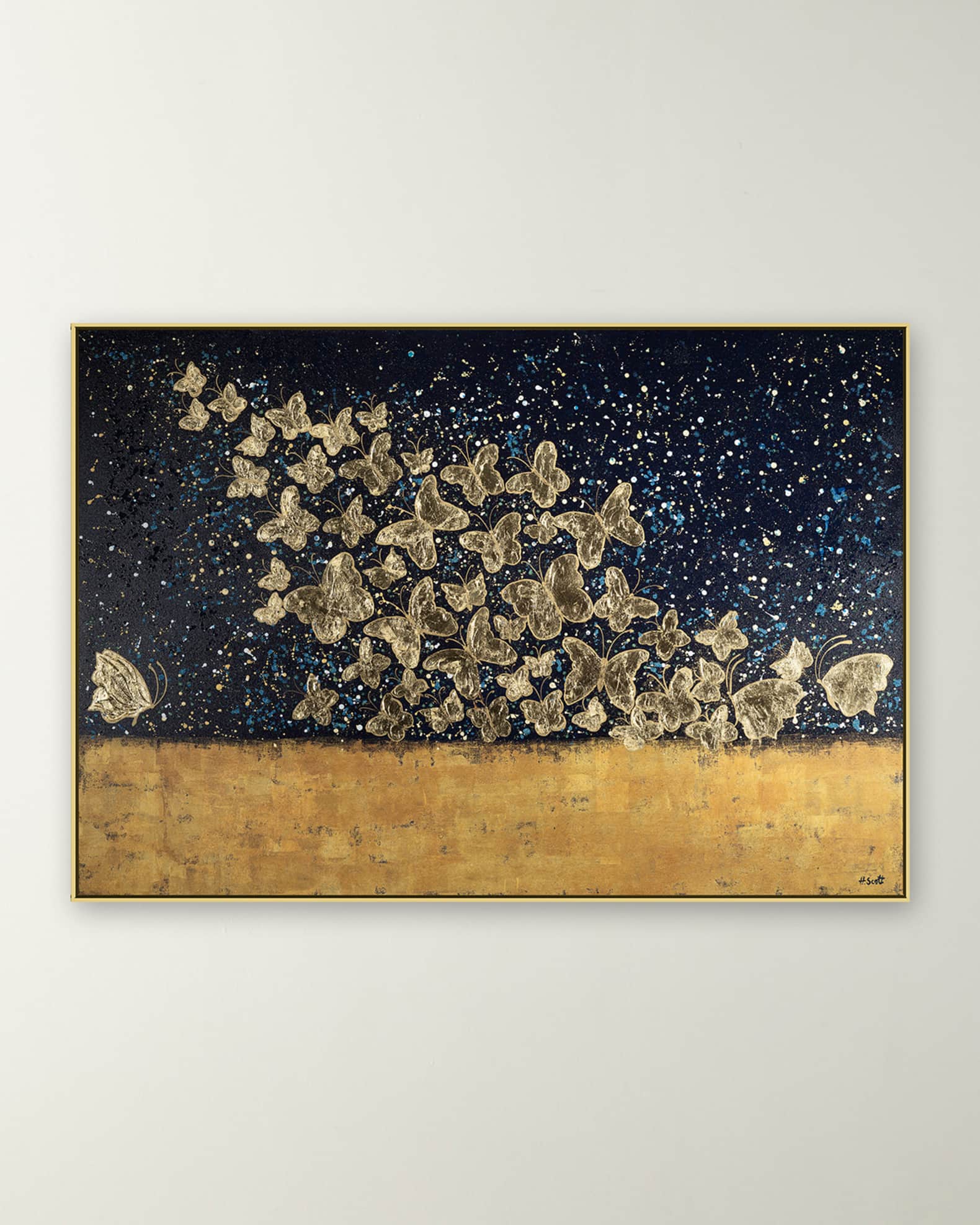 "Butterfly Night" Giclee on Gallery-Wrapped Canvas by H. Scott 0