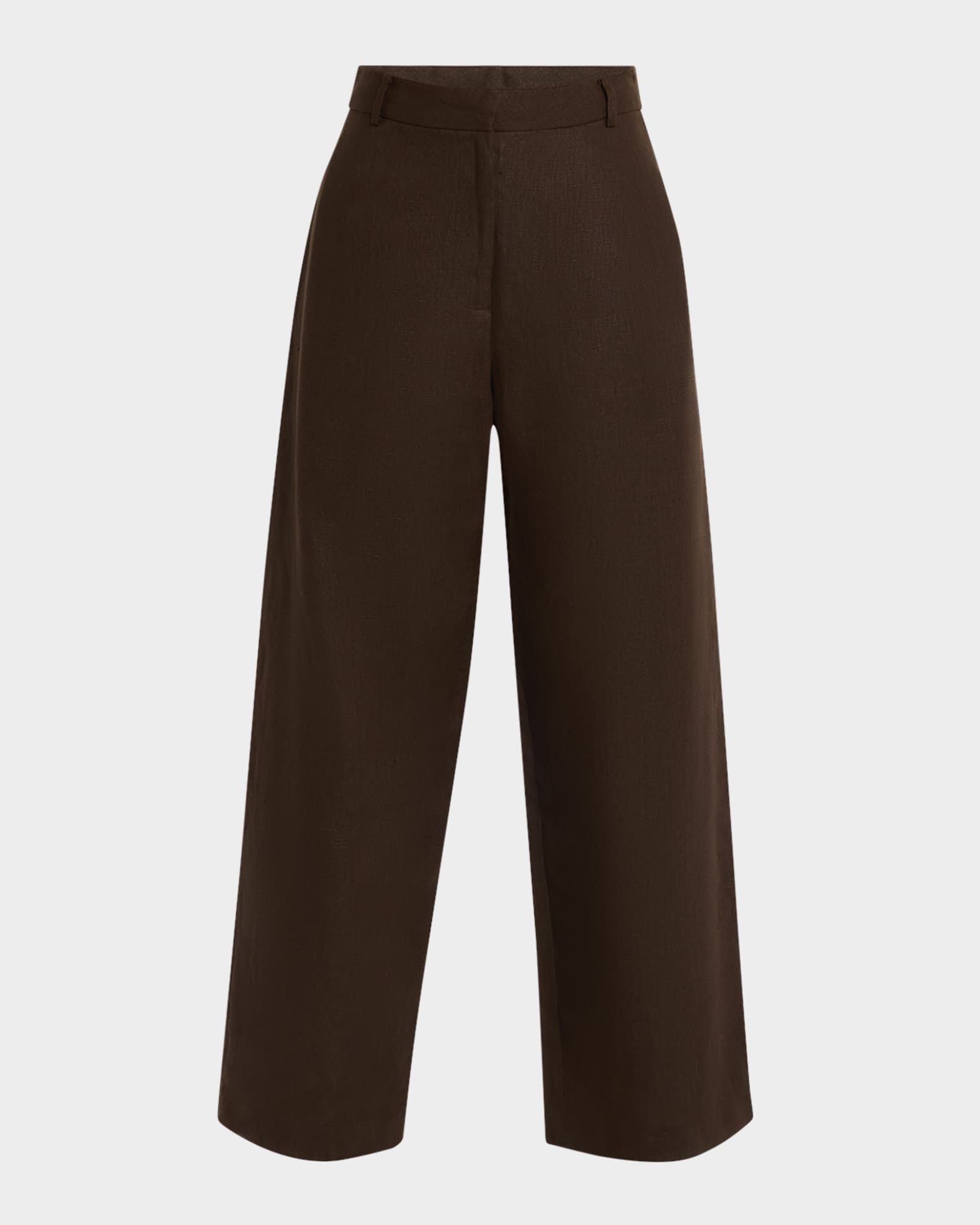 Stevie Straight Linen Trousers 0