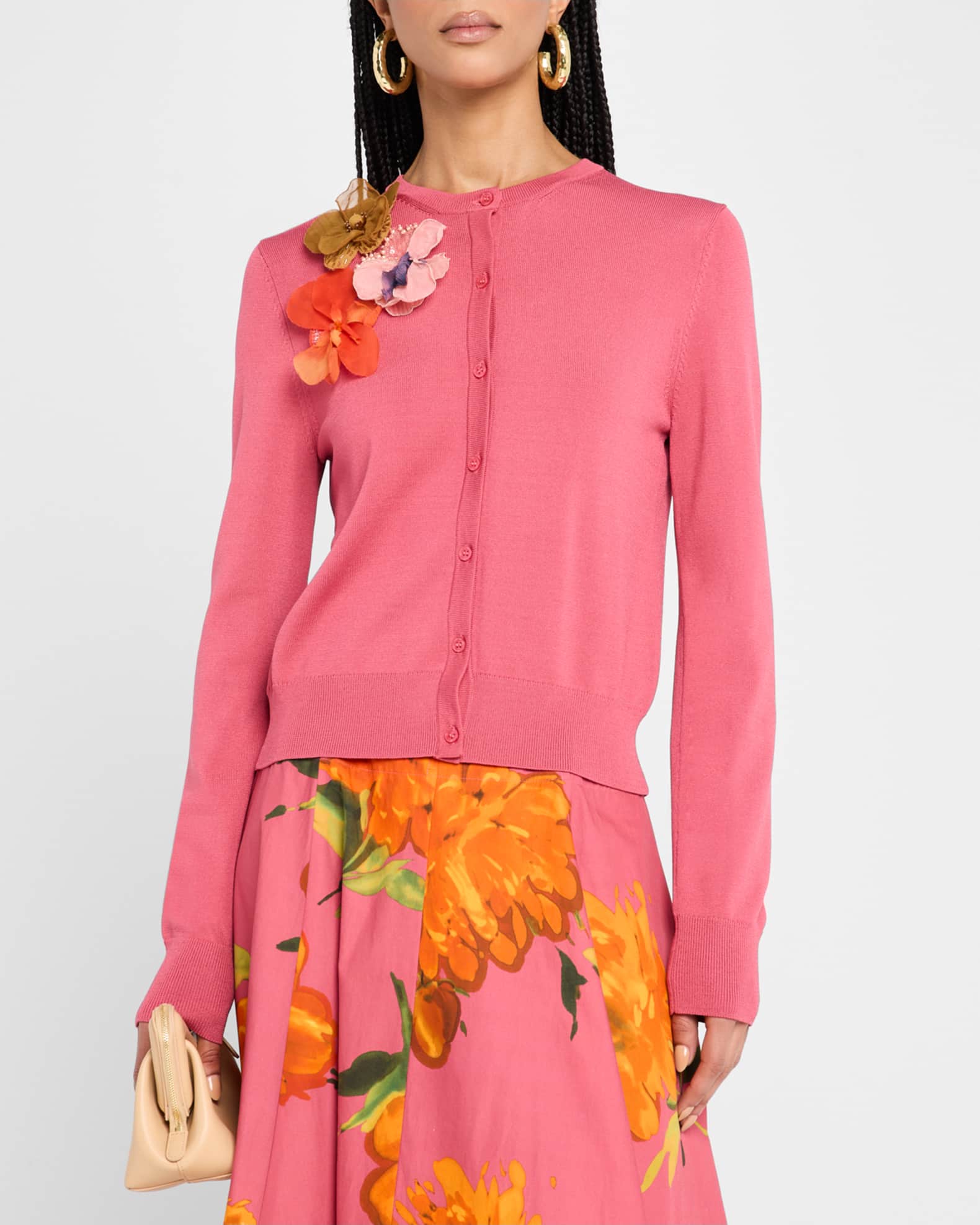 Lexa Floral Knit Cardigan