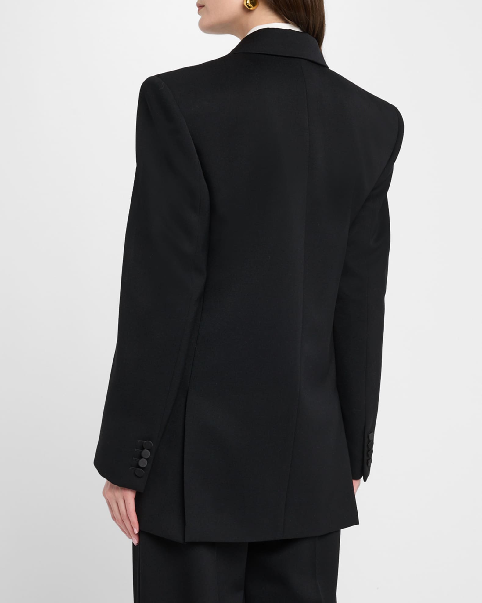 ジャケット Saint Laurent Double-Breasted Tuxedo Jacket Saint Laurent Double-Breasted Tuxedo Jacket | Neiman Marcus
