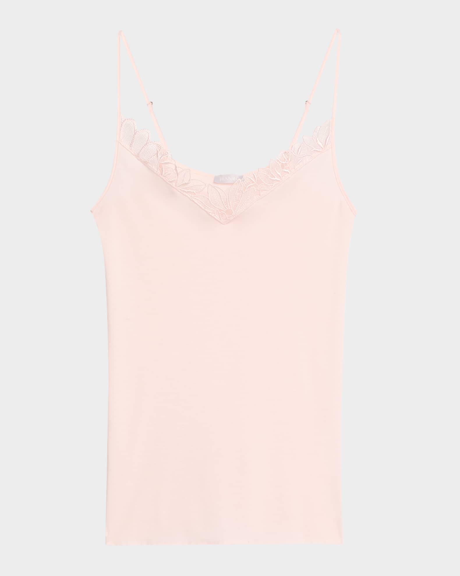 Belina Embroidered-Trim Cotton Cami 0