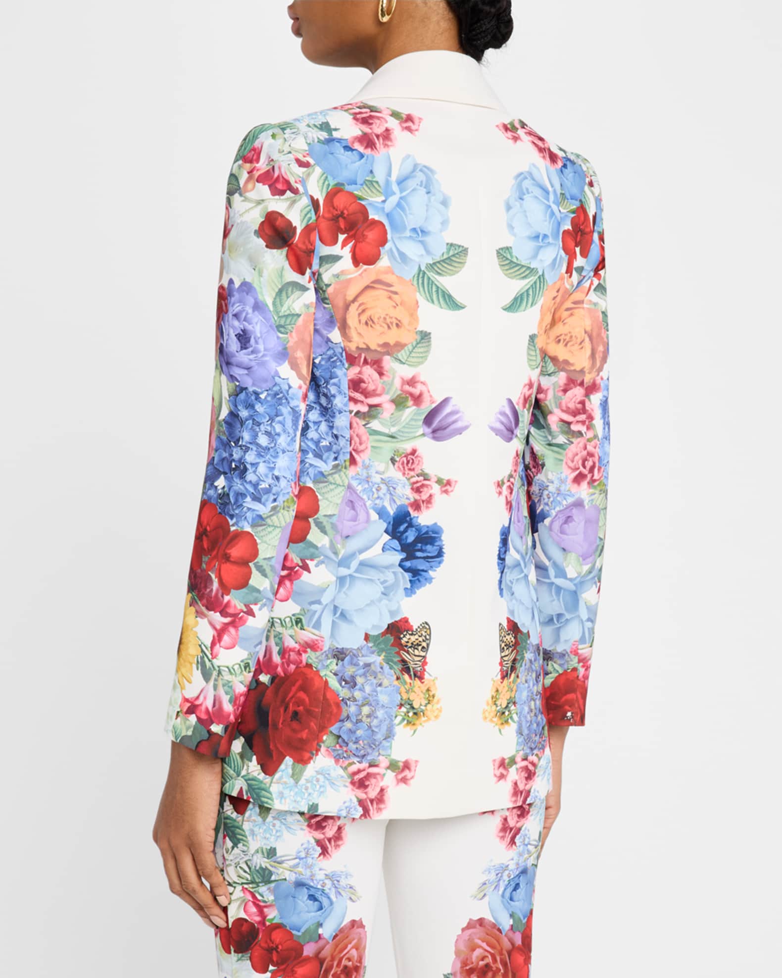 Alice + Olivia Denny Notch-Collar Boyfriend Blazer | Neiman