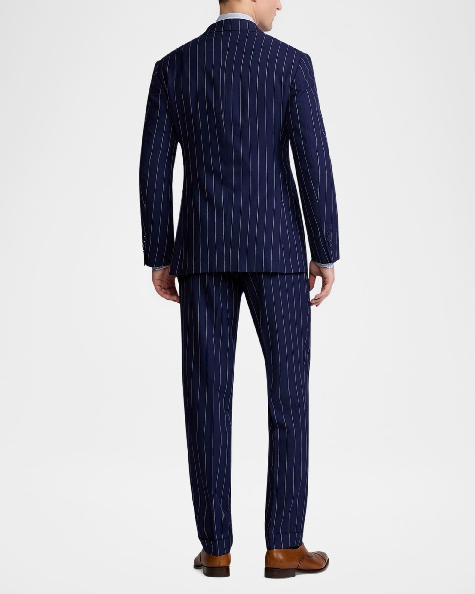 Ralph Lauren Purple Label Men's Kent Hand-Tailored Pinstripe