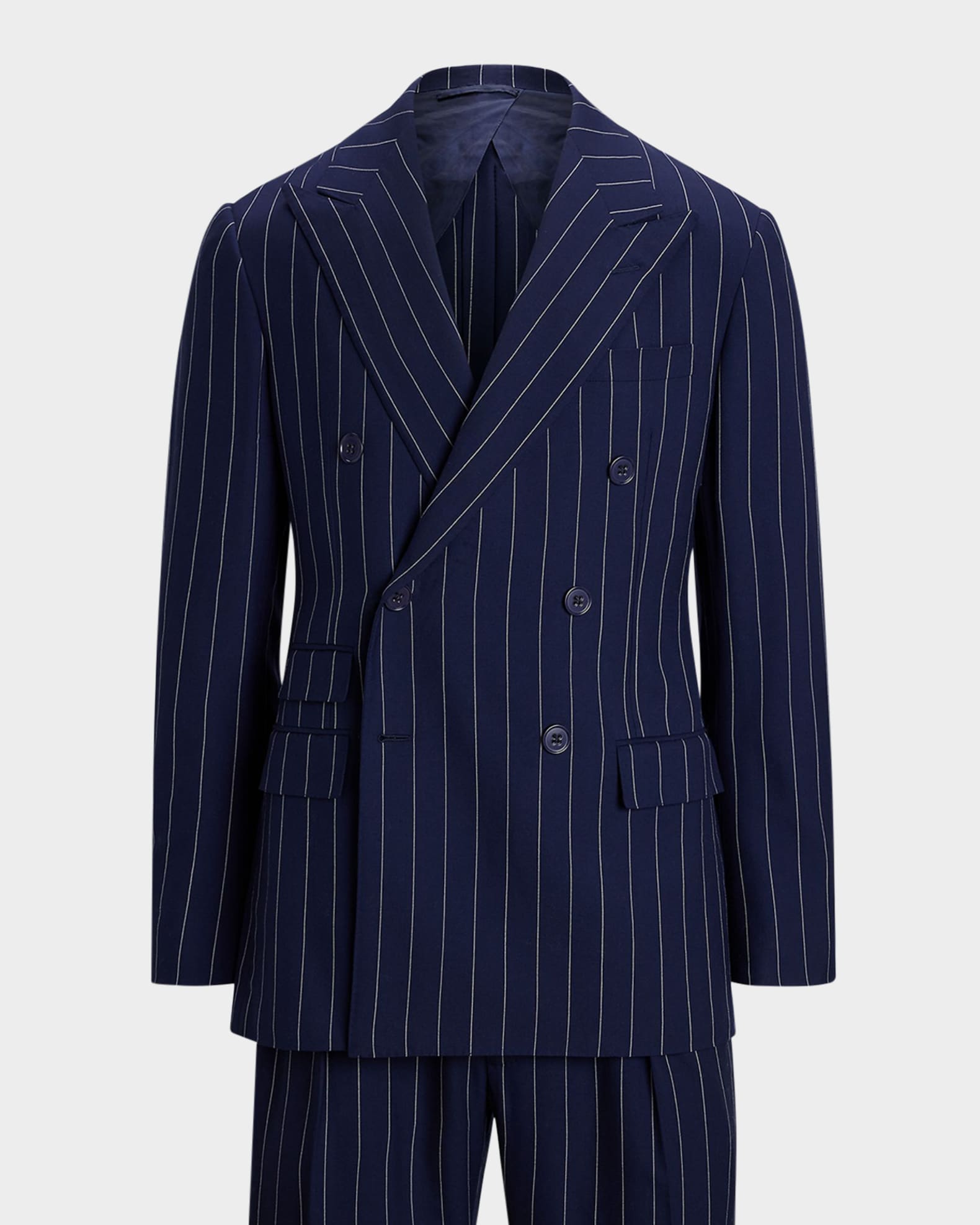 Ralph Lauren Purple Label Men's Kent Hand-Tailored Pinstripe