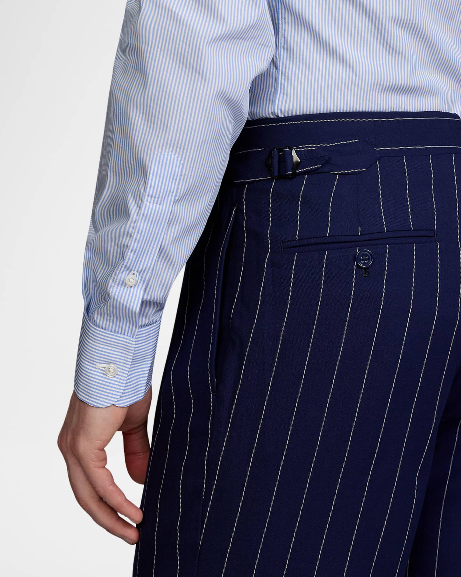 Ralph Lauren Purple Label Men's Kent Hand-Tailored Pinstripe