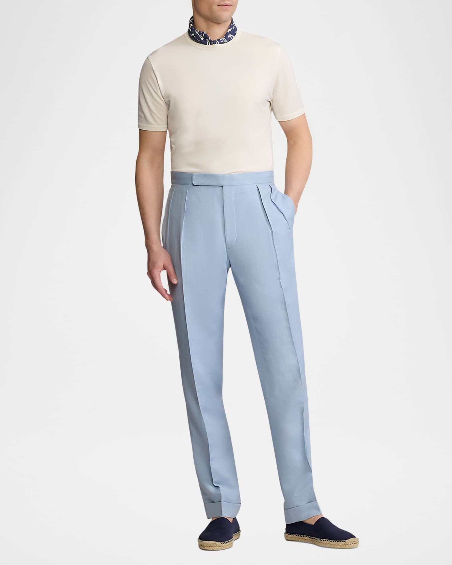 Men's Wool Pique T-Shirt - Thumbnail 2