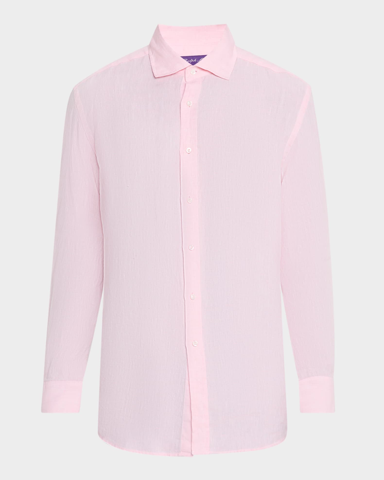 Men's Basketweave Linen Sport Shirt
