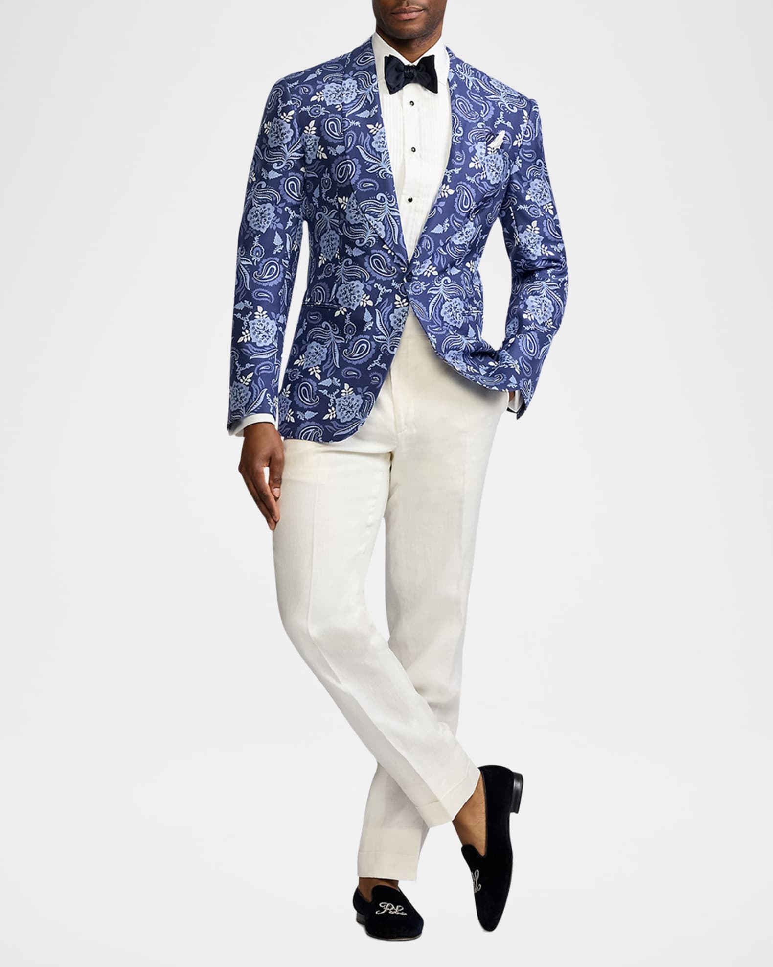 Men's Kent Paisley Silk Sport Coat - Thumbnail 2