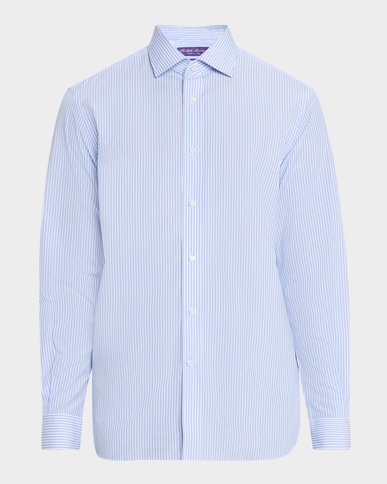 Men's Handcrafted Bengal-Stripe Sport Shirt