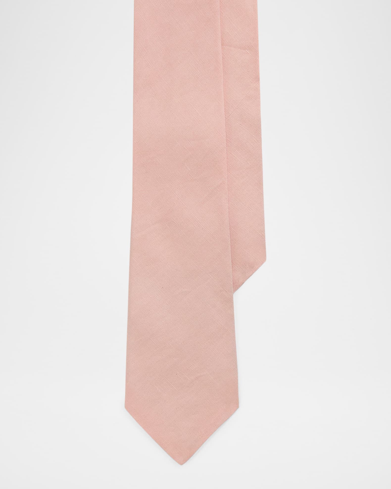 Men's Silk-Linen Textured Tie 0