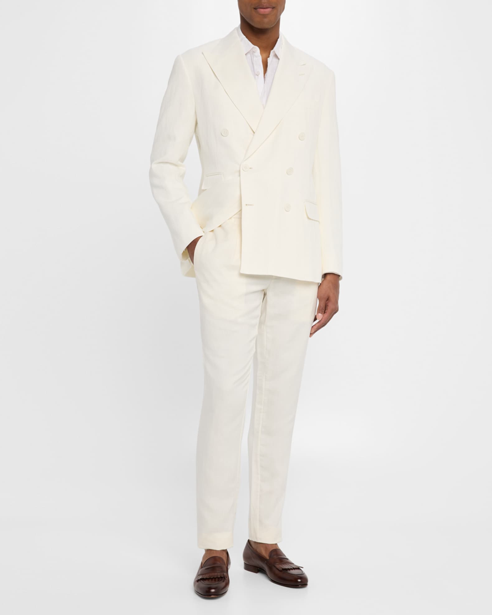 Men's Kent Hand-Tailored Suit Jacket - Thumbnail 2