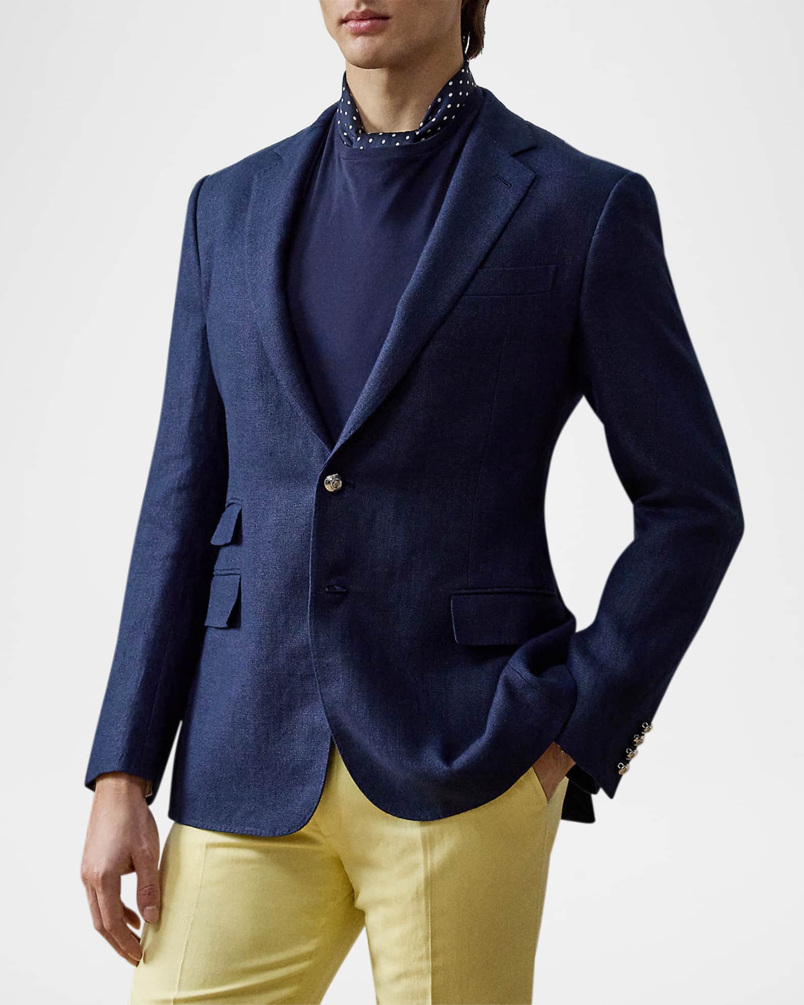 Ralph Lauren Purple Label Men's Kent Hand-Tailored Linen Suit