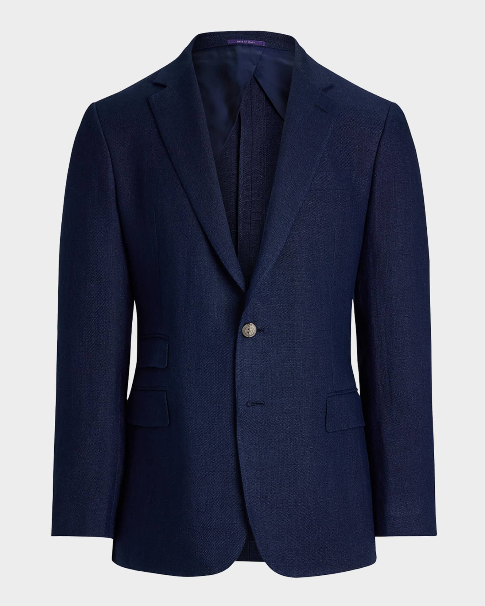 Men's Kent Hand-Tailored Linen Suit Jacket