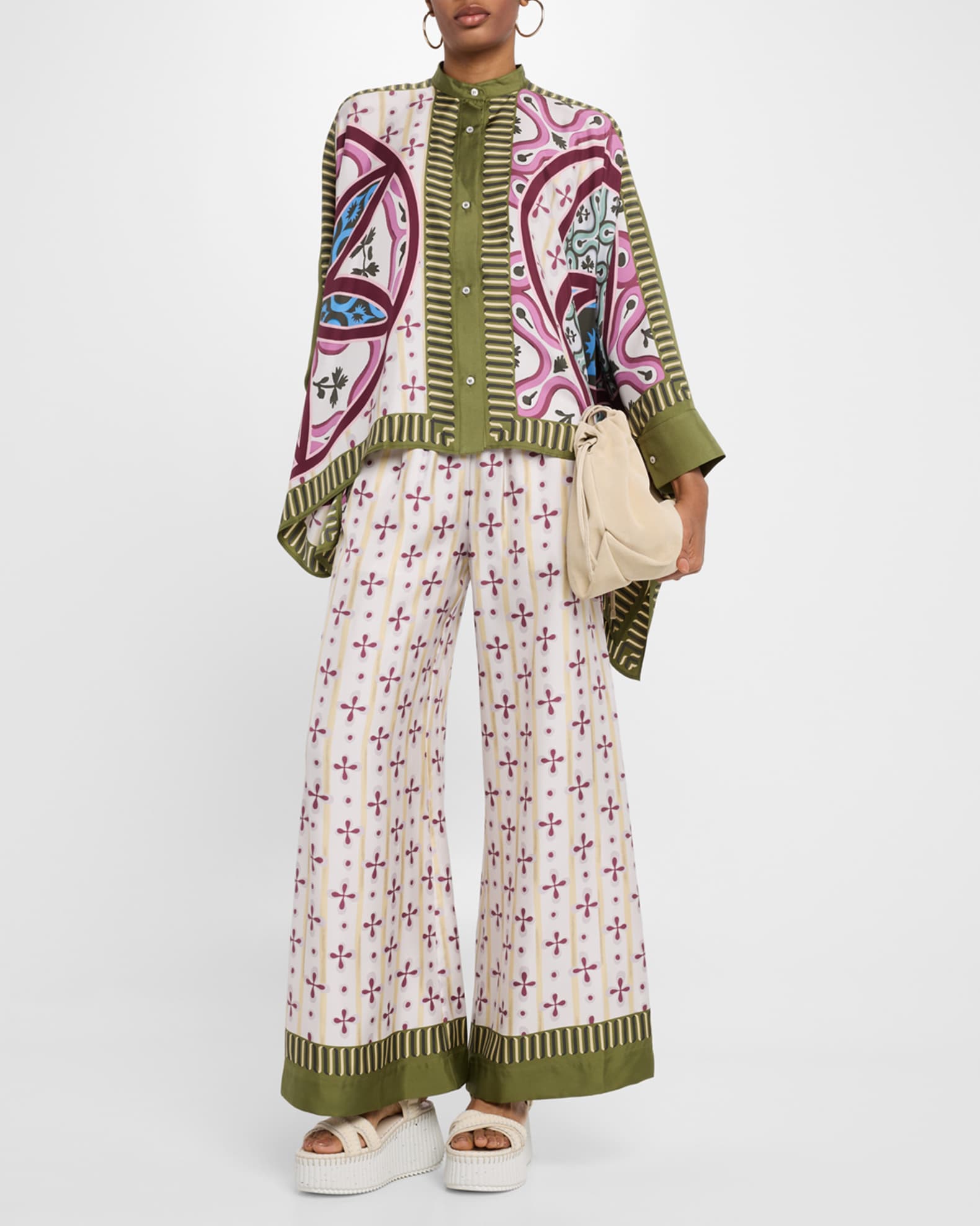 Button-Down Foulard Shirt 1