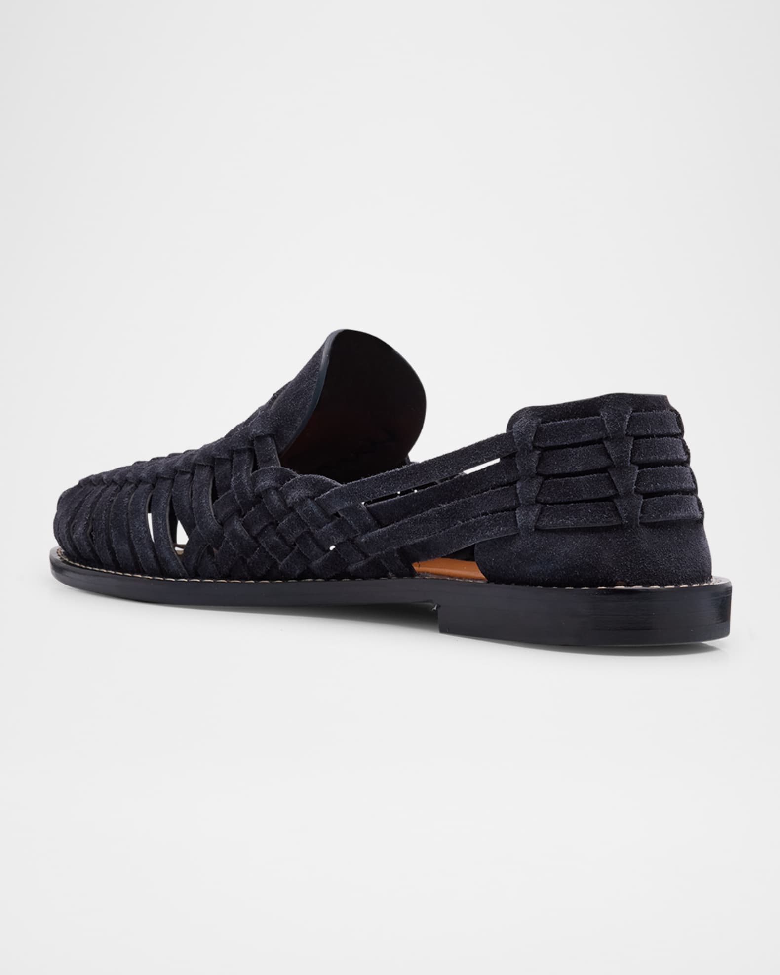 Brunello Cucinelli Men's Woven Suede Sandals | Neiman Marcus