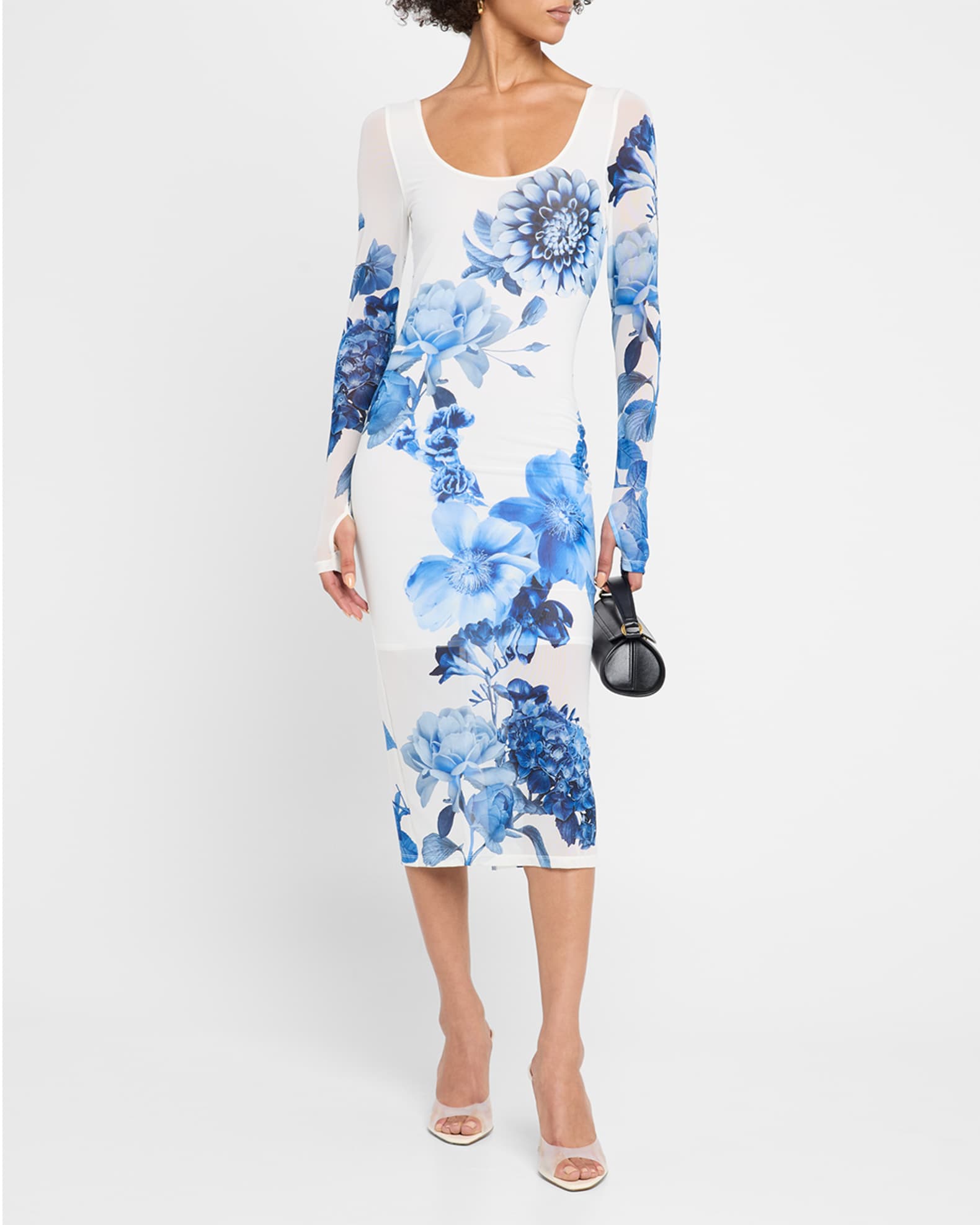 Delora Scoop-Neck Ankle Dress 1