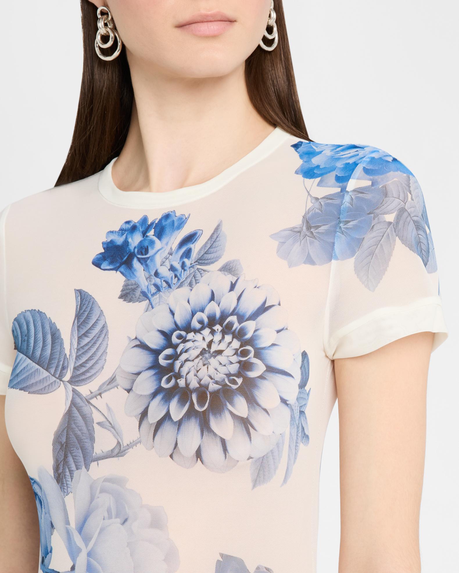 ALICE + OLIVIA Tess Crewneck Tee | Neiman Marcus