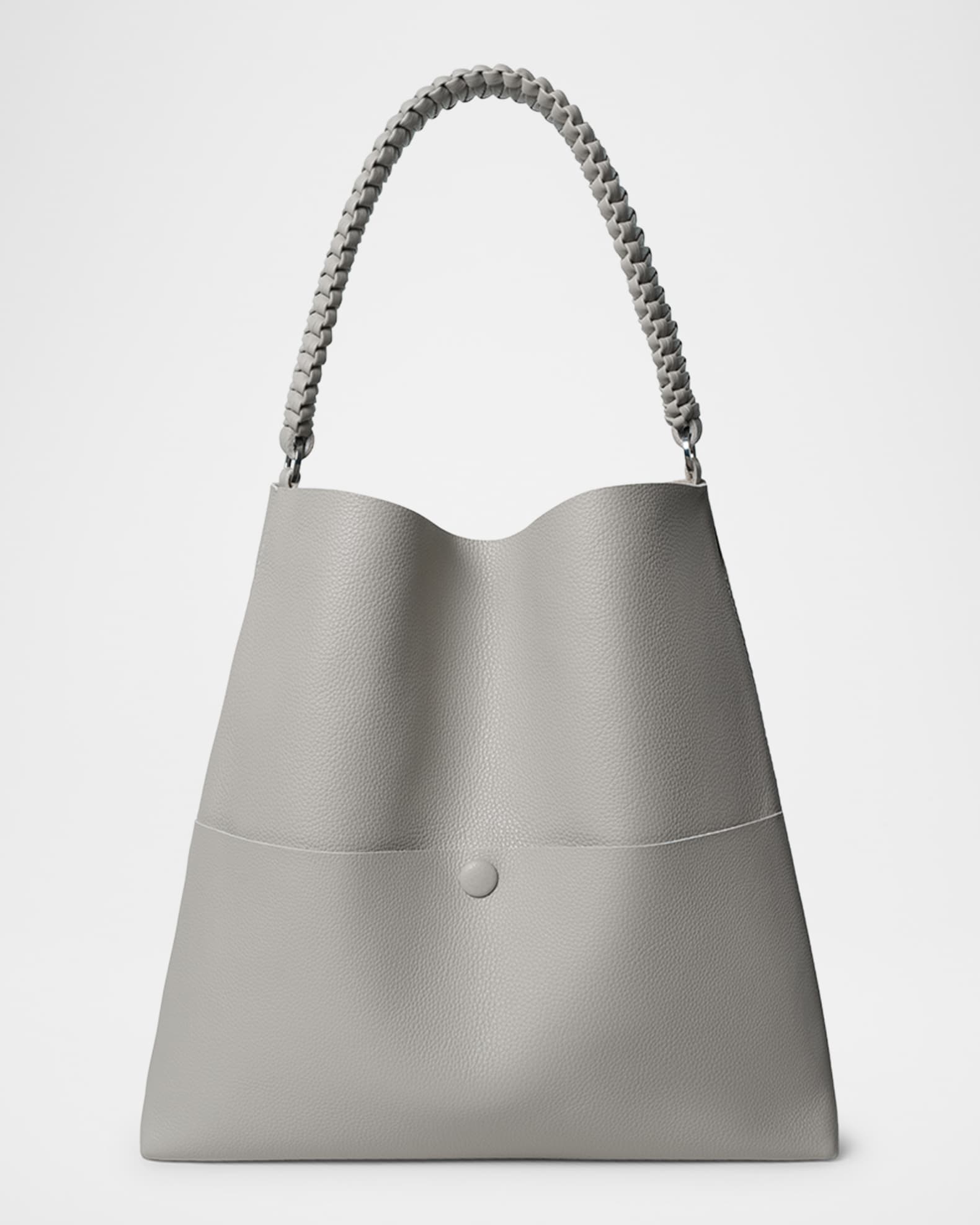 Duo Slim Medium Grained Leather Tote Bag 0