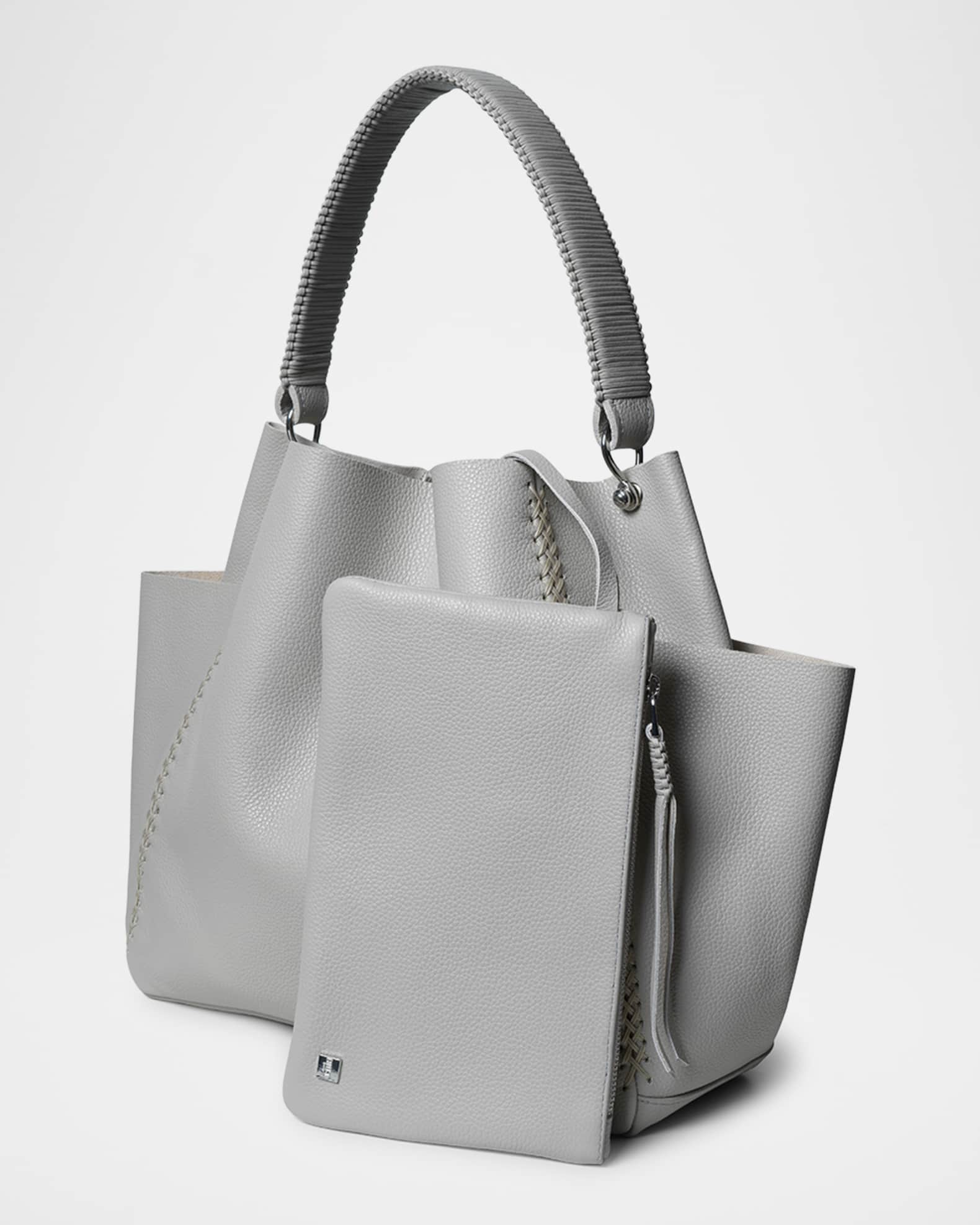 Grained Leather Shoulder Bag 1