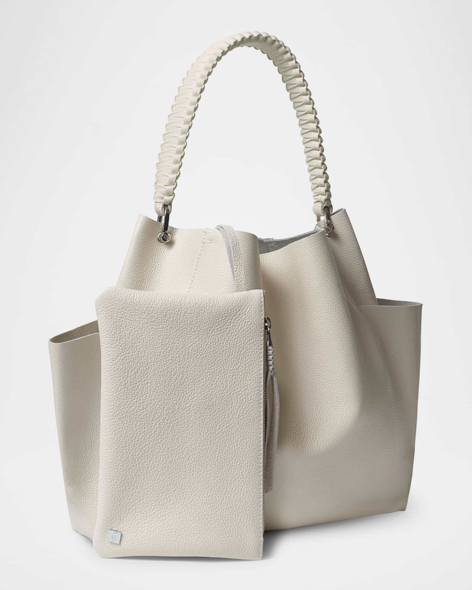 Loom Grained Leather Shoulder Bag 1