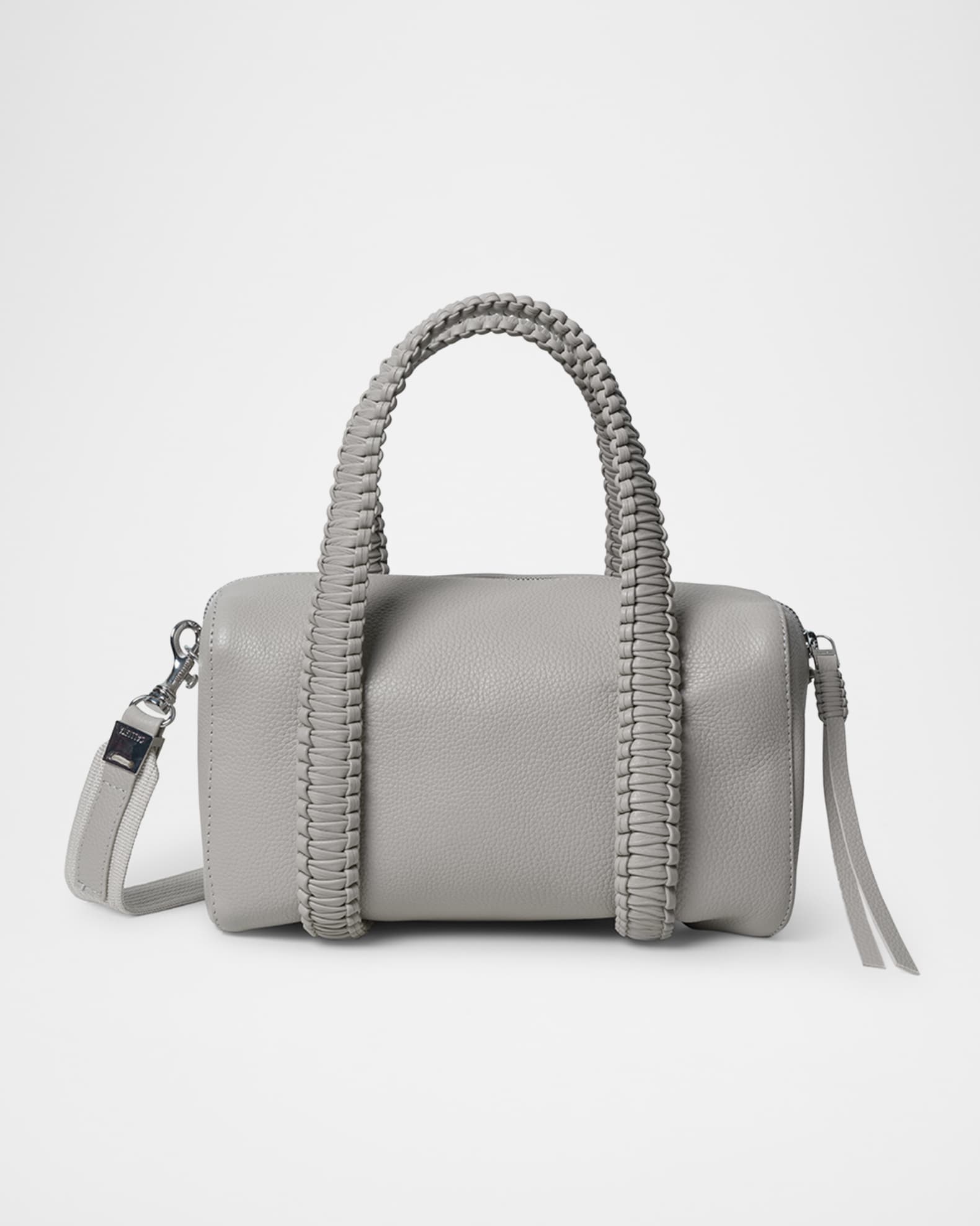 Medium Bowling Leather Top-Handle Bag 0