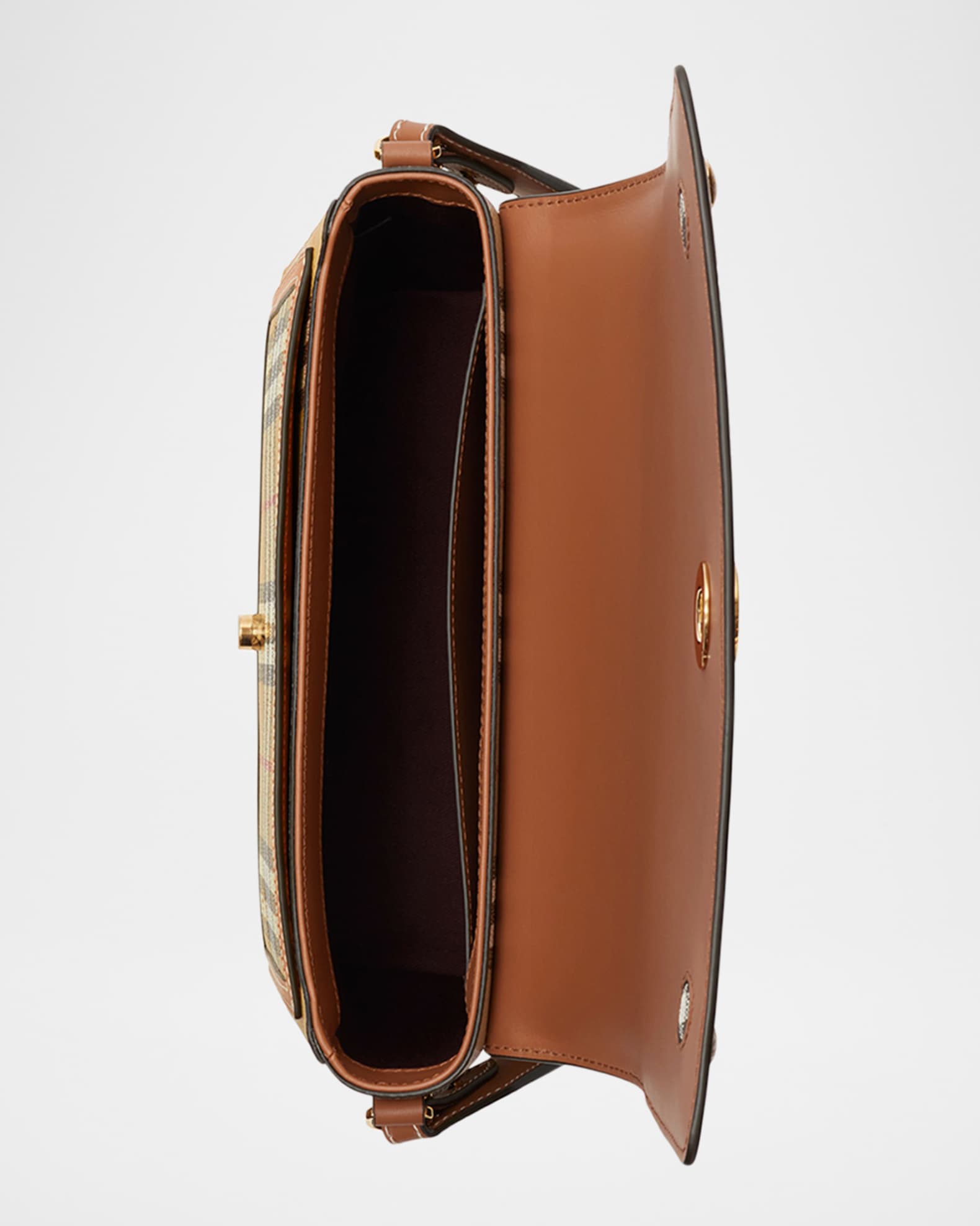 【関税＆送料込み】Burberry Check Medium Note Bags Burberry Note Medium Check Crossbody Bag | Neiman Marcus