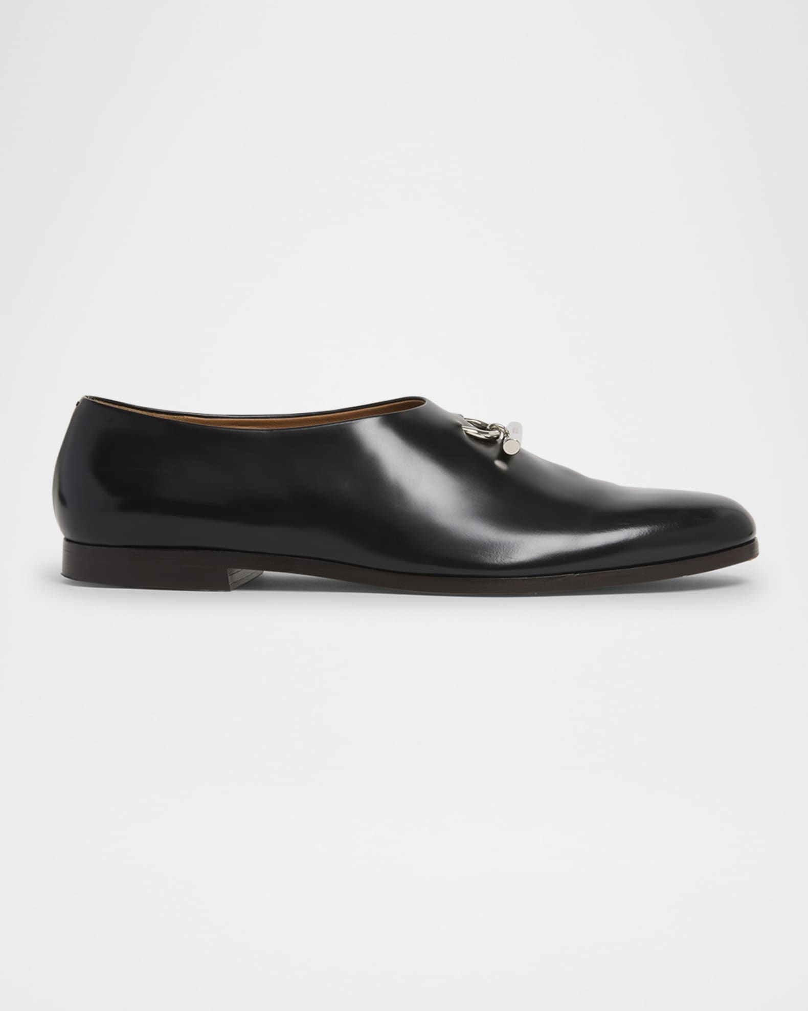 Men's T-Bar Leather Loafers 0