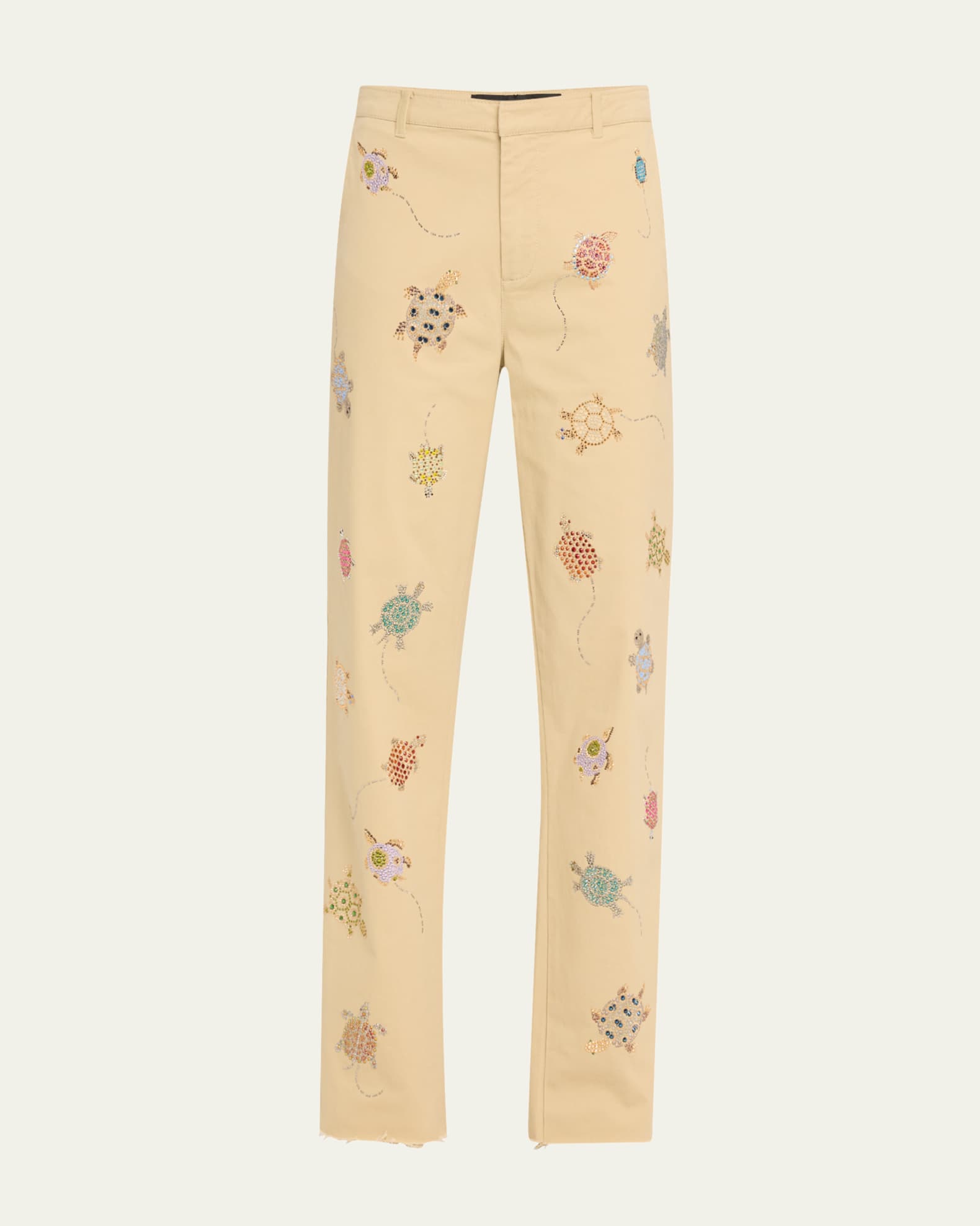 Turtle Time Straight-Leg Ankle Chino Pants 0