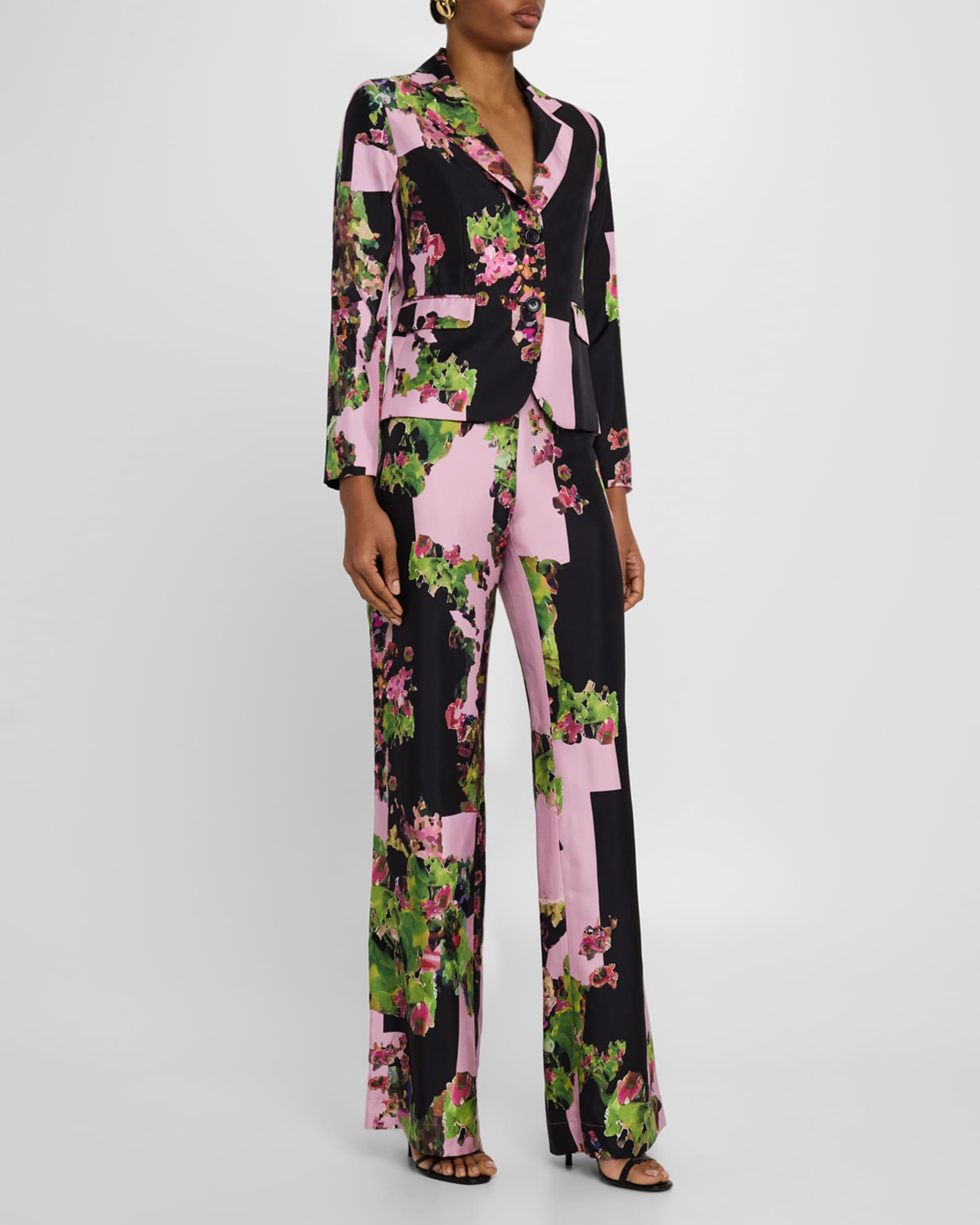 Pink London Terrace Silk Aarons Pants 1