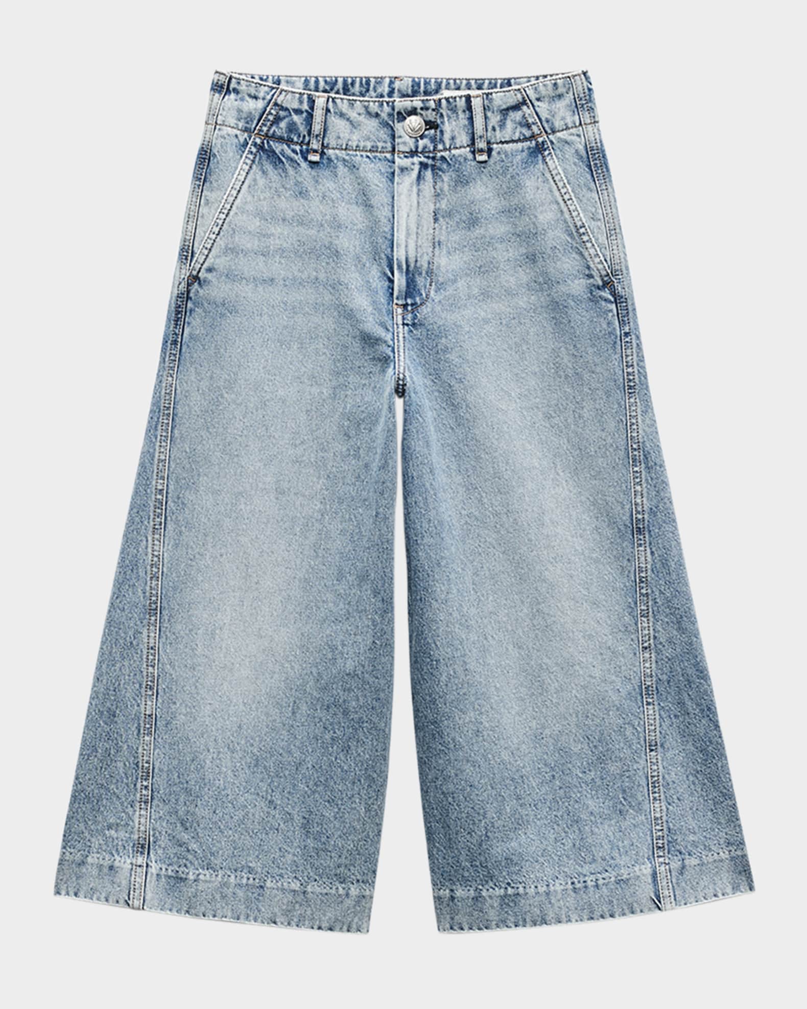 Jamie High-Rise Culotte Jeans 0