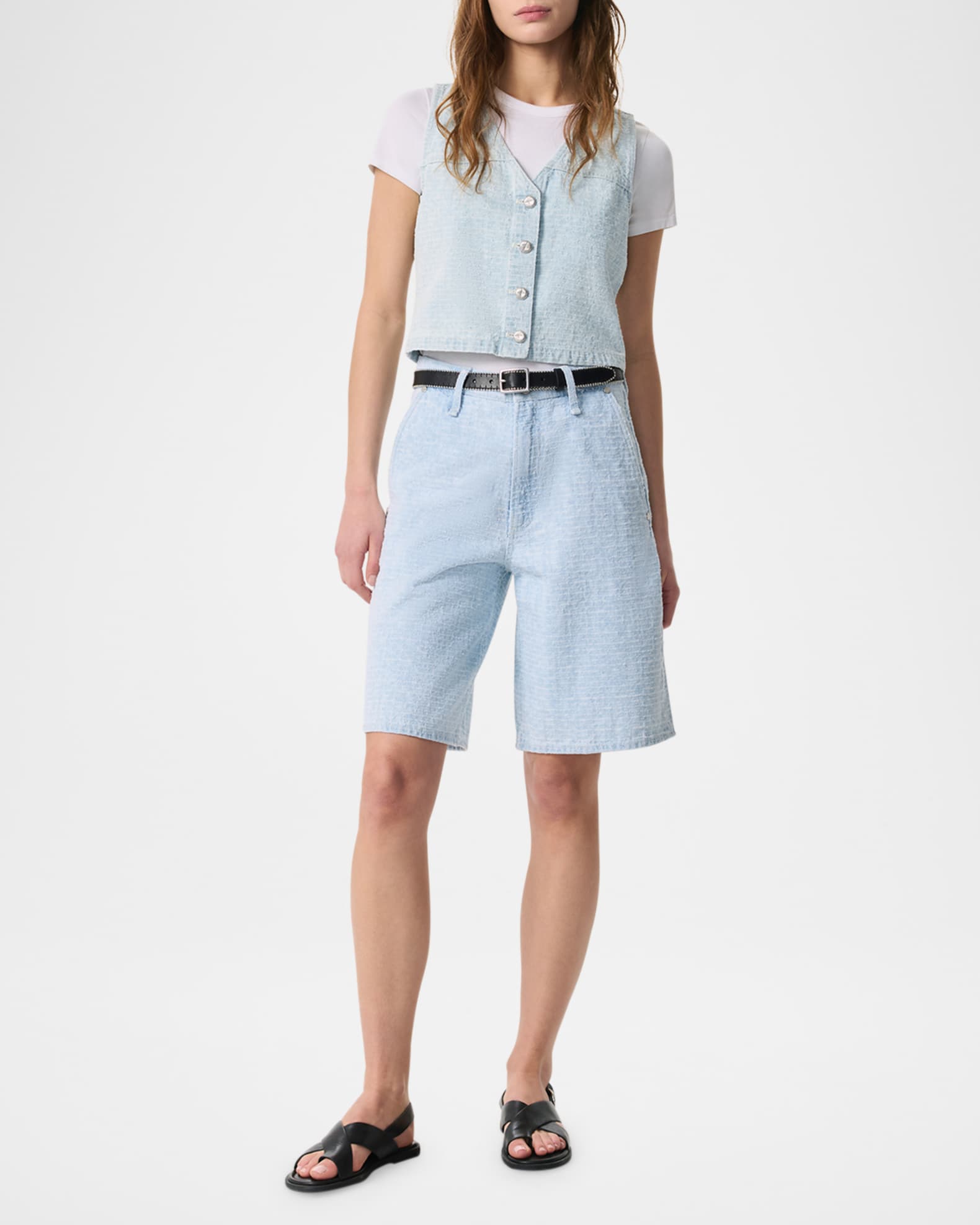 Mckenna Tailored Tweed Shorts 1