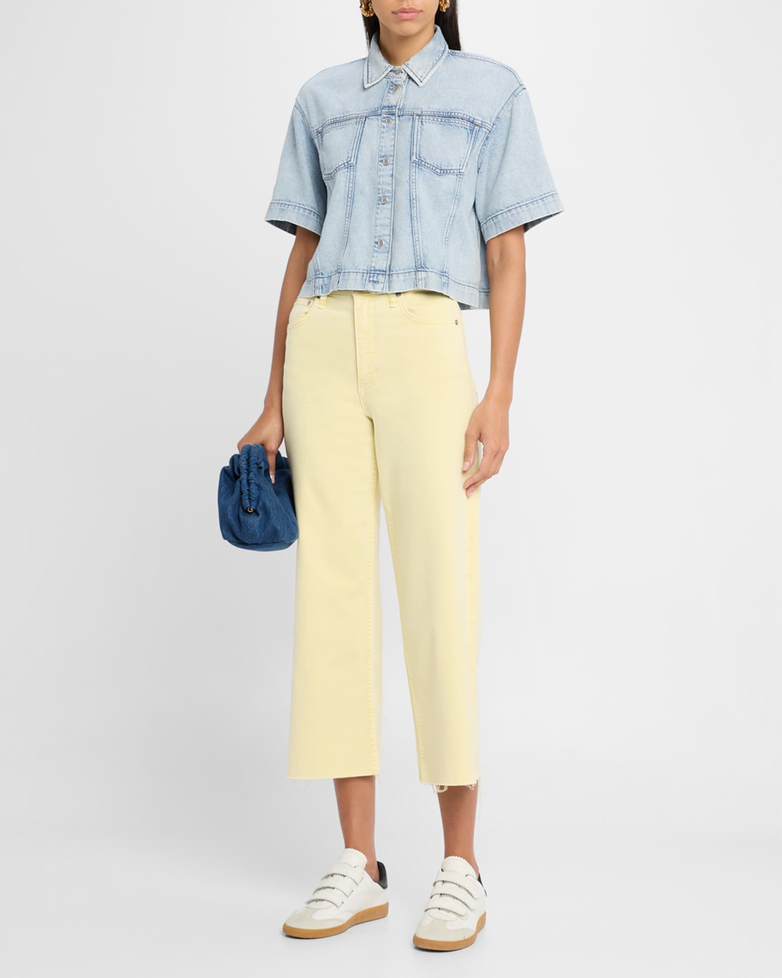 Andi High-Rise Wide-Leg Ankle Jeans 1