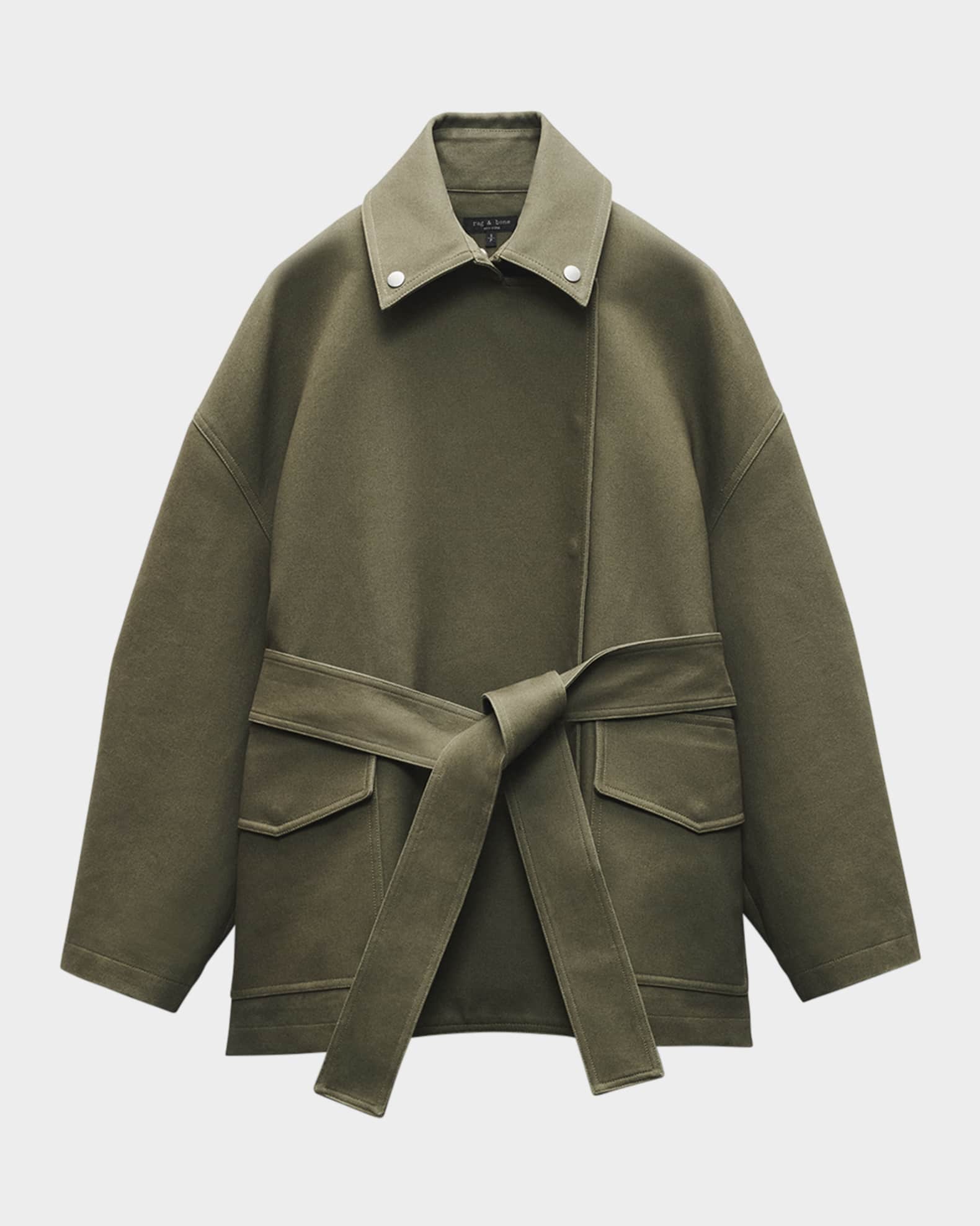 Rue Belted Cotton Jacket 0