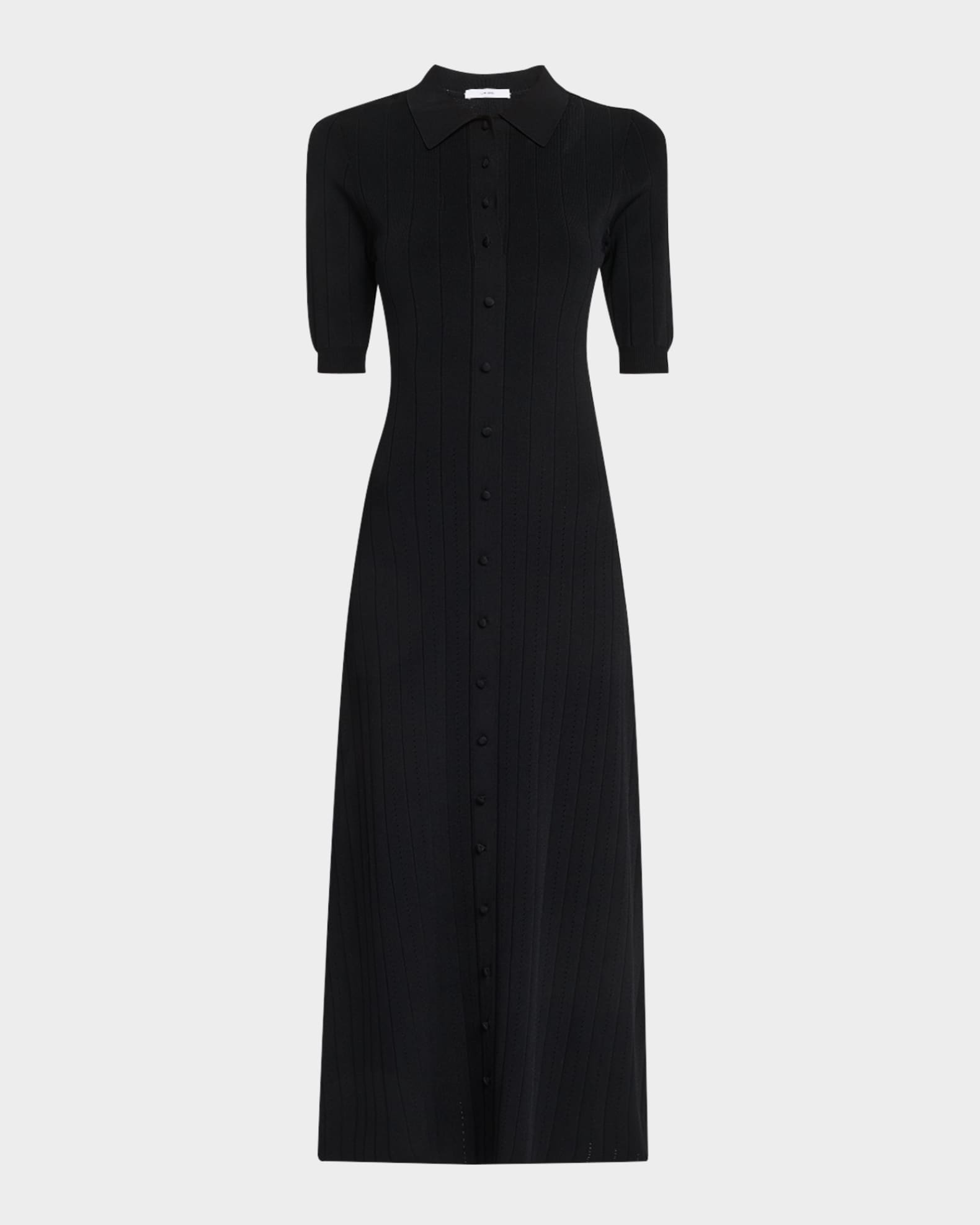 Fenwick Polo Button Down Compact Jacquard Dress 0
