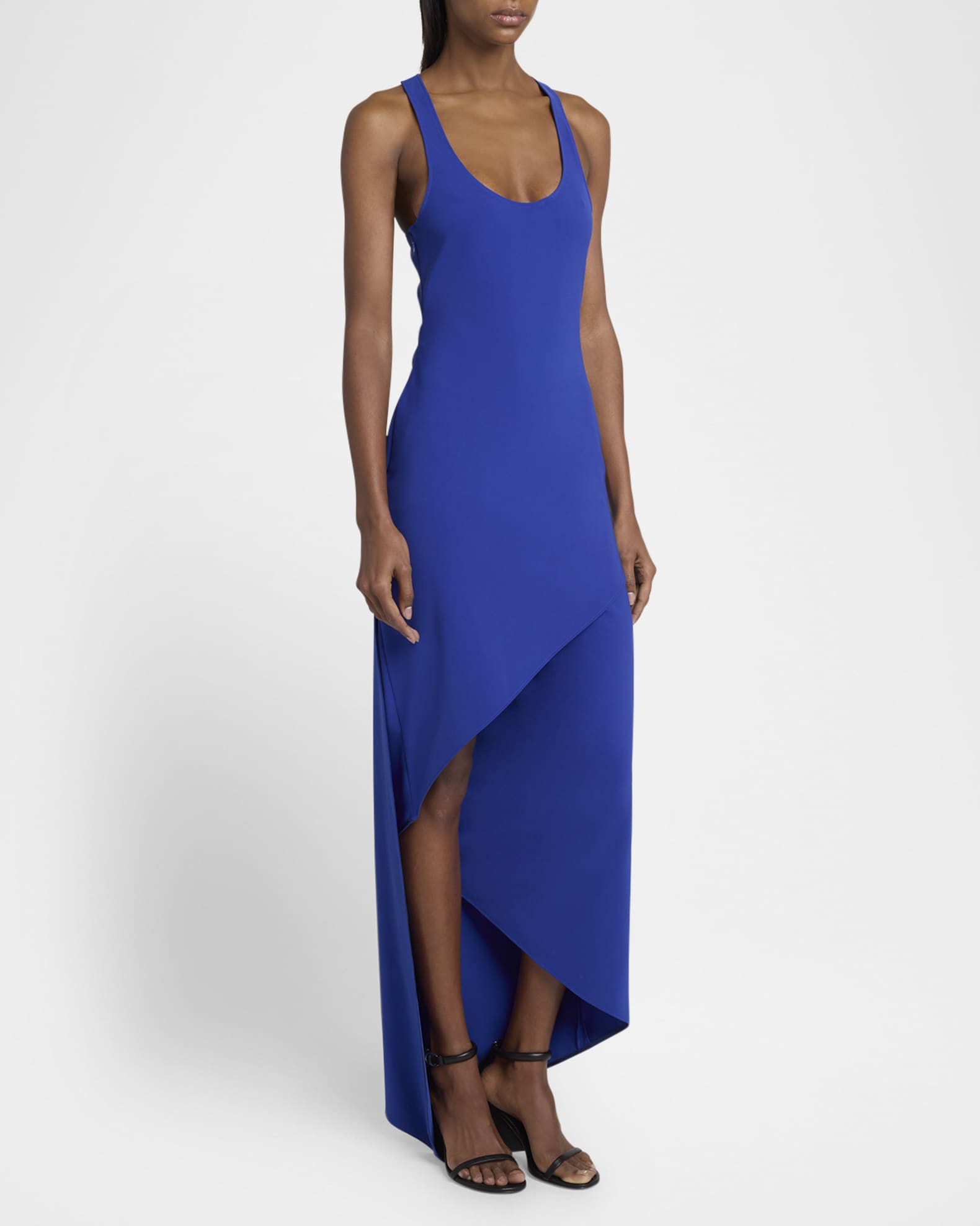 【送料&関税込】CourrA¨ges Infinity Asymetrical Dress Courreges Infinity Crepe Sleeveless Maxi Dress | Neiman Marcus