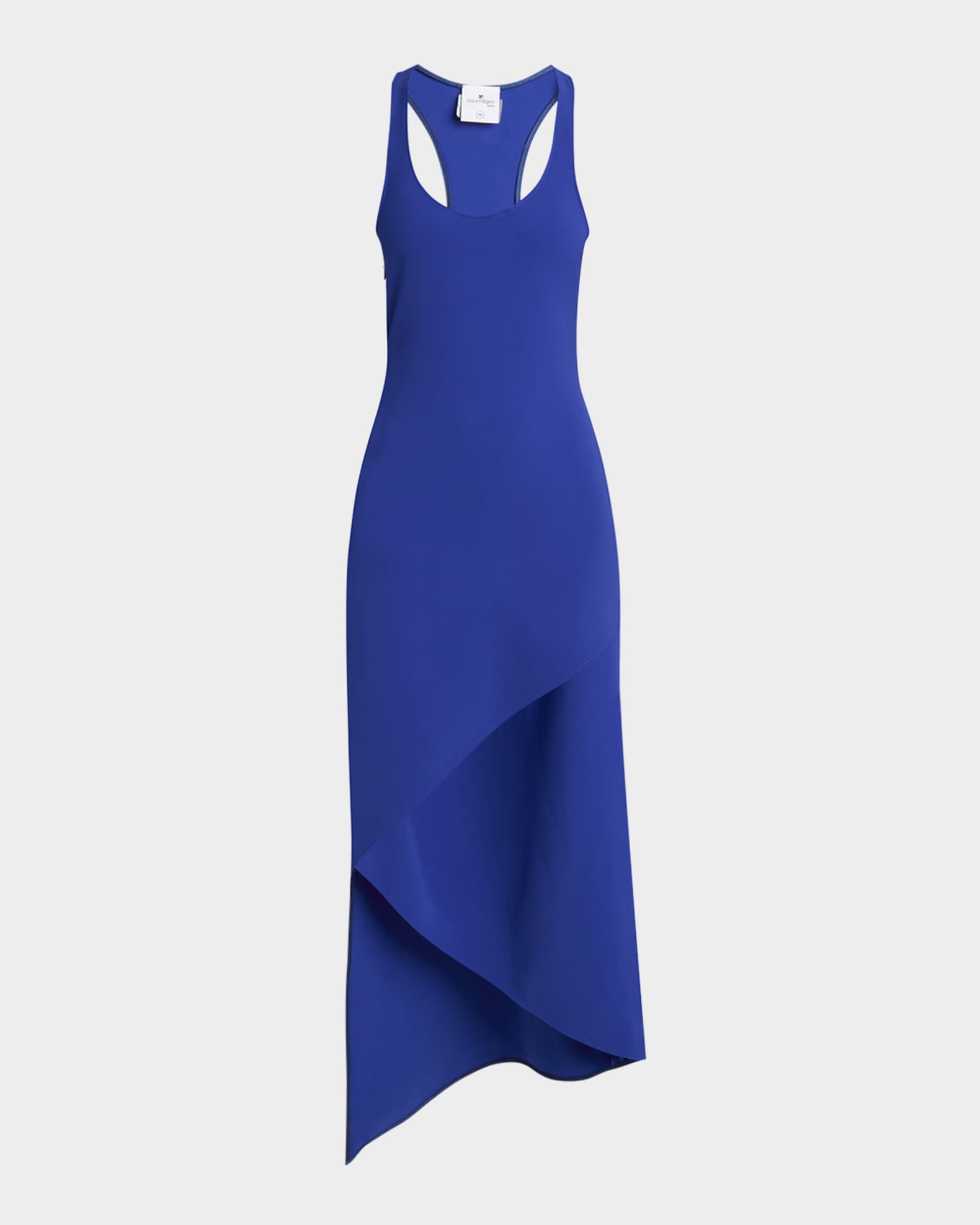 Courreges Infinity Crepe Sleeveless Maxi Dress | Neiman Marcus