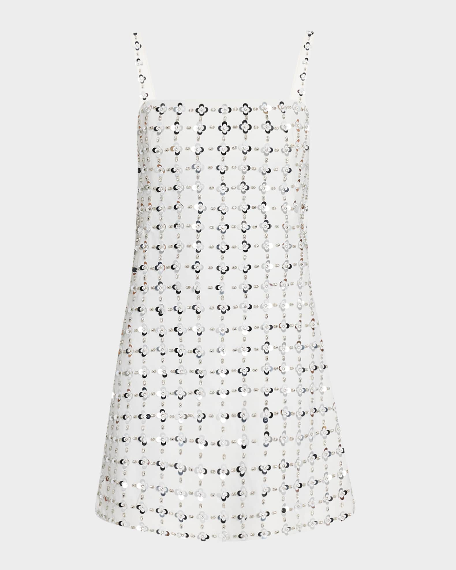 Ziva Sleeveless Embellished Mini Dress 0