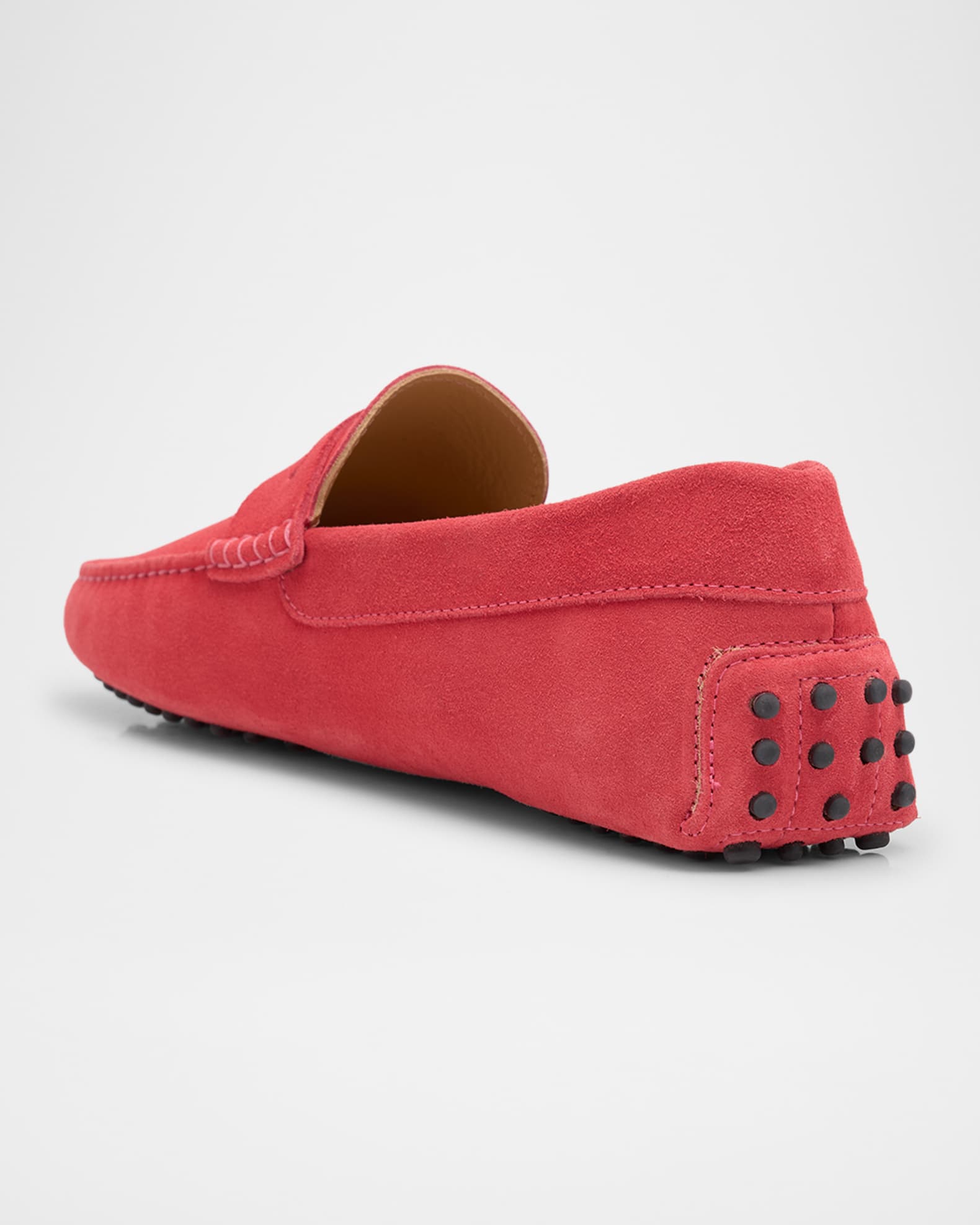 Men's Dario Suede Driving-Sole Penny Loafers 1
