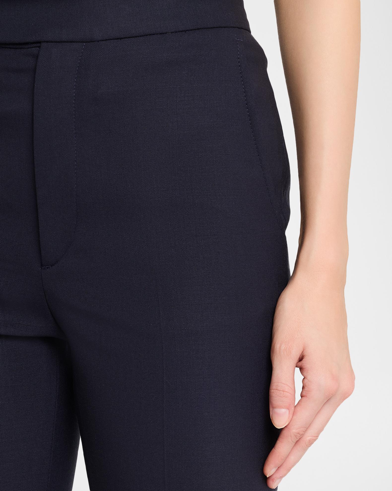 MARIA MCMANUS High-Rise Straight-Leg Crop Trousers | Neiman Marcus
