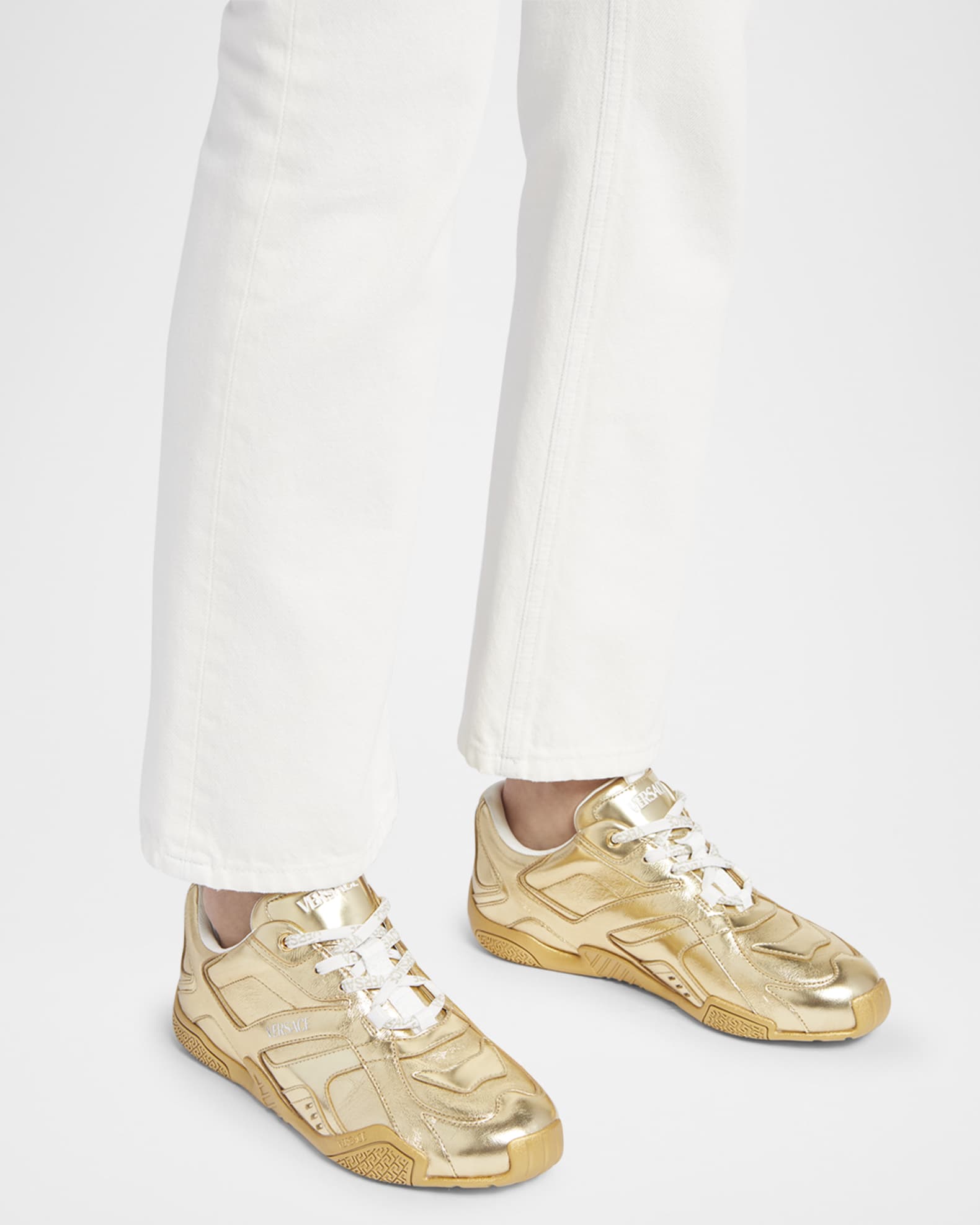 Galaxia Shiny Nappa Leather Sneakers 1