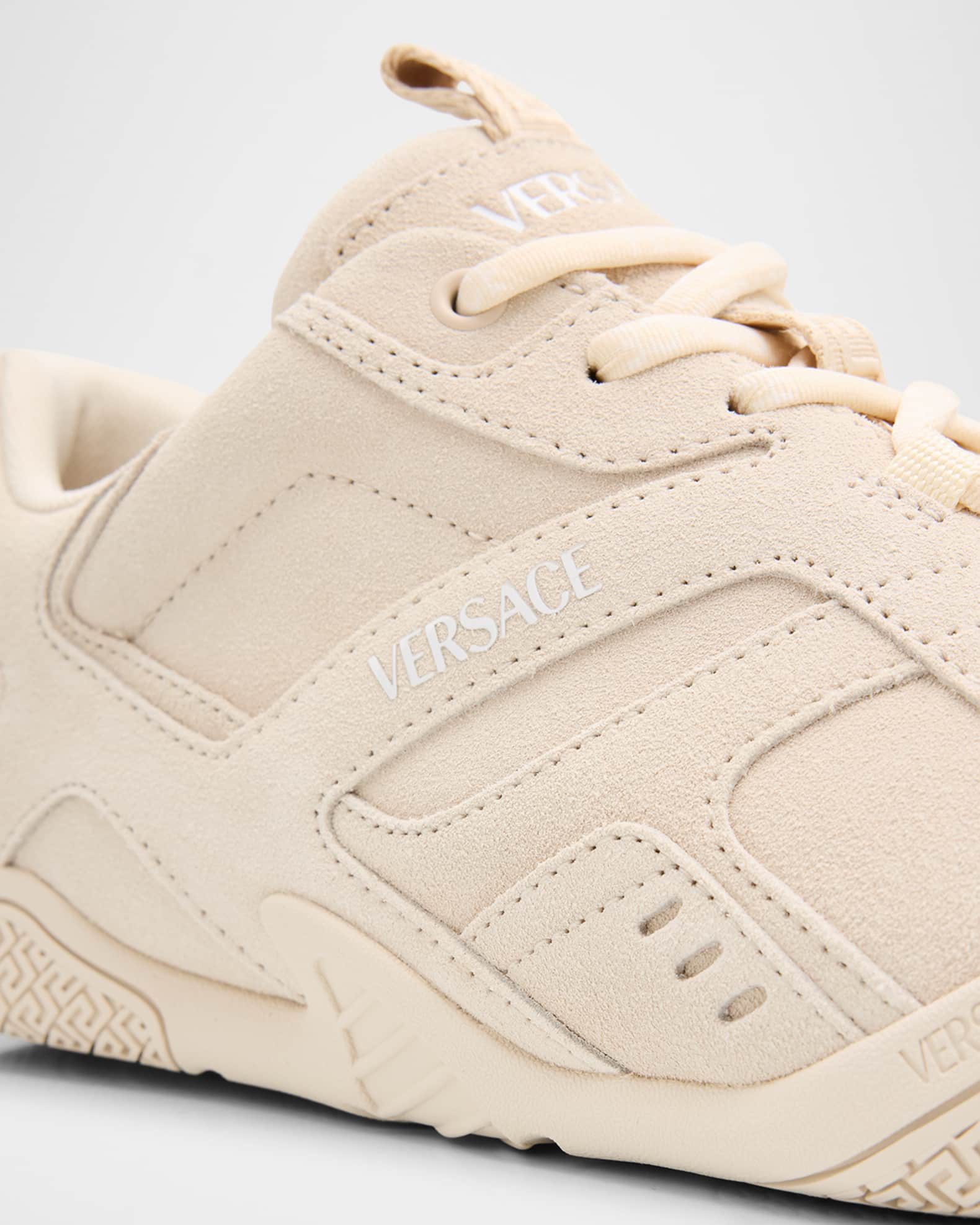Versace Galaxia Suede Sneakers | Neiman Marcus
