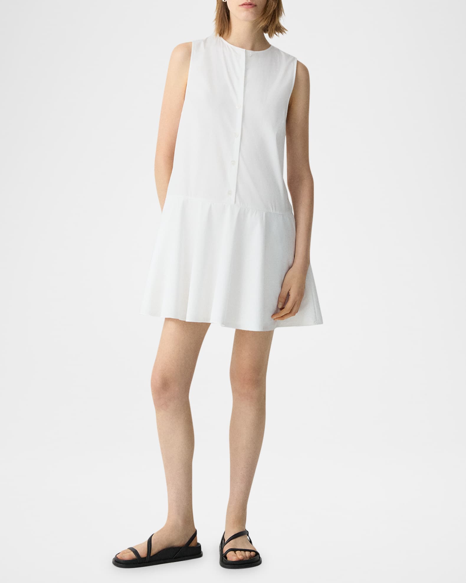 Sleeveless Drop-Waist Mini Dress 1