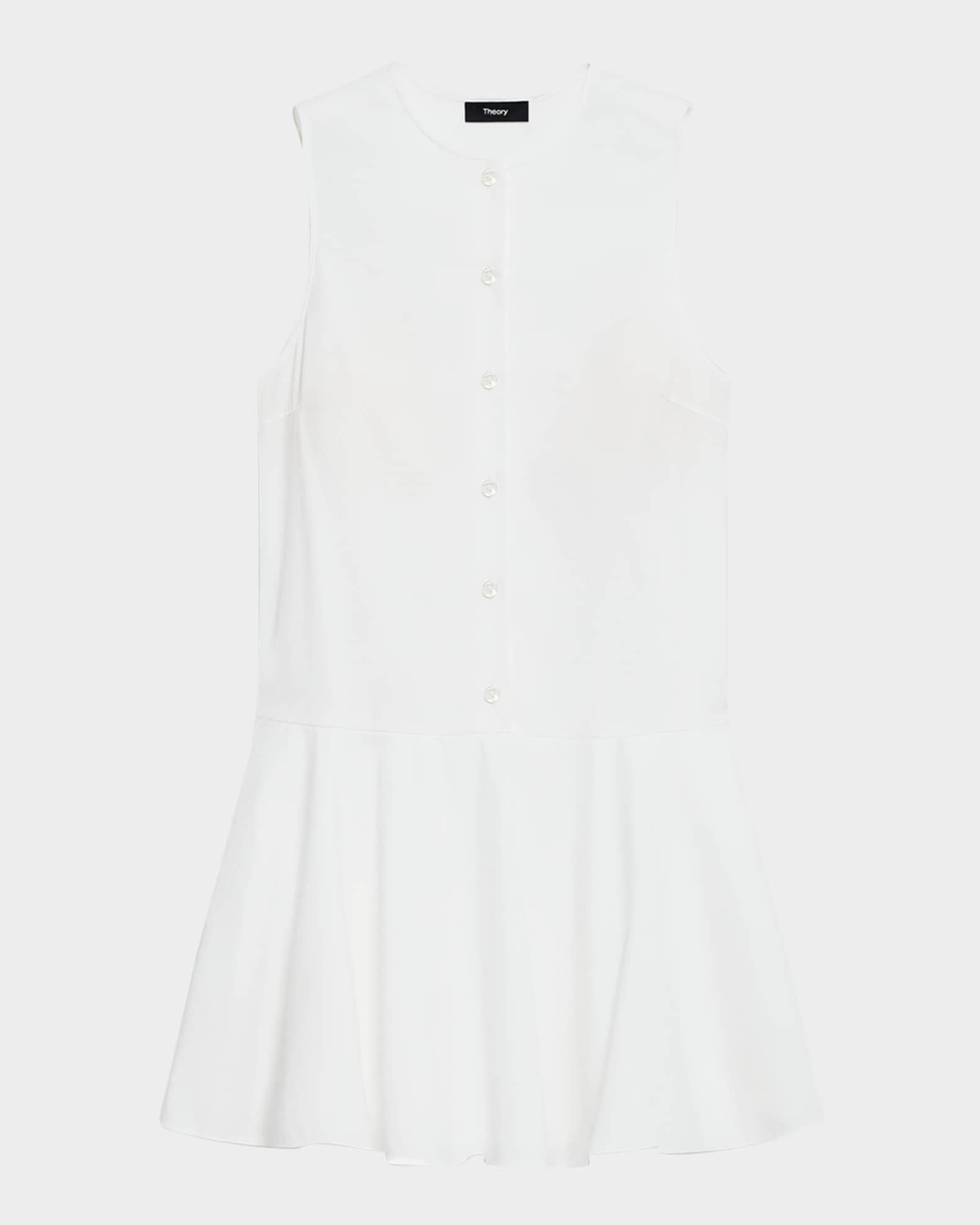 Sleeveless Drop-Waist Mini Dress 0