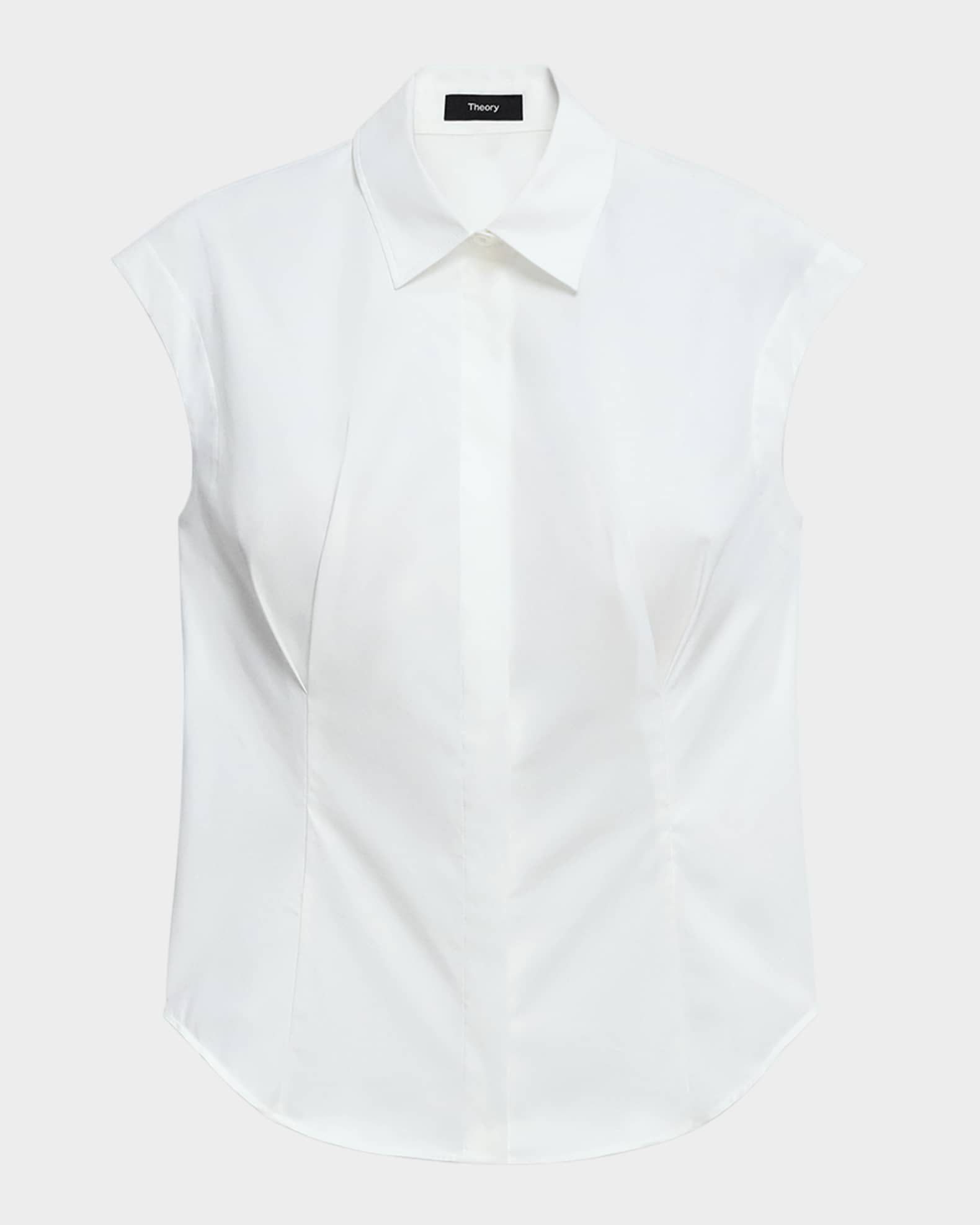 Cap-Sleeve Cinch Shirt  0