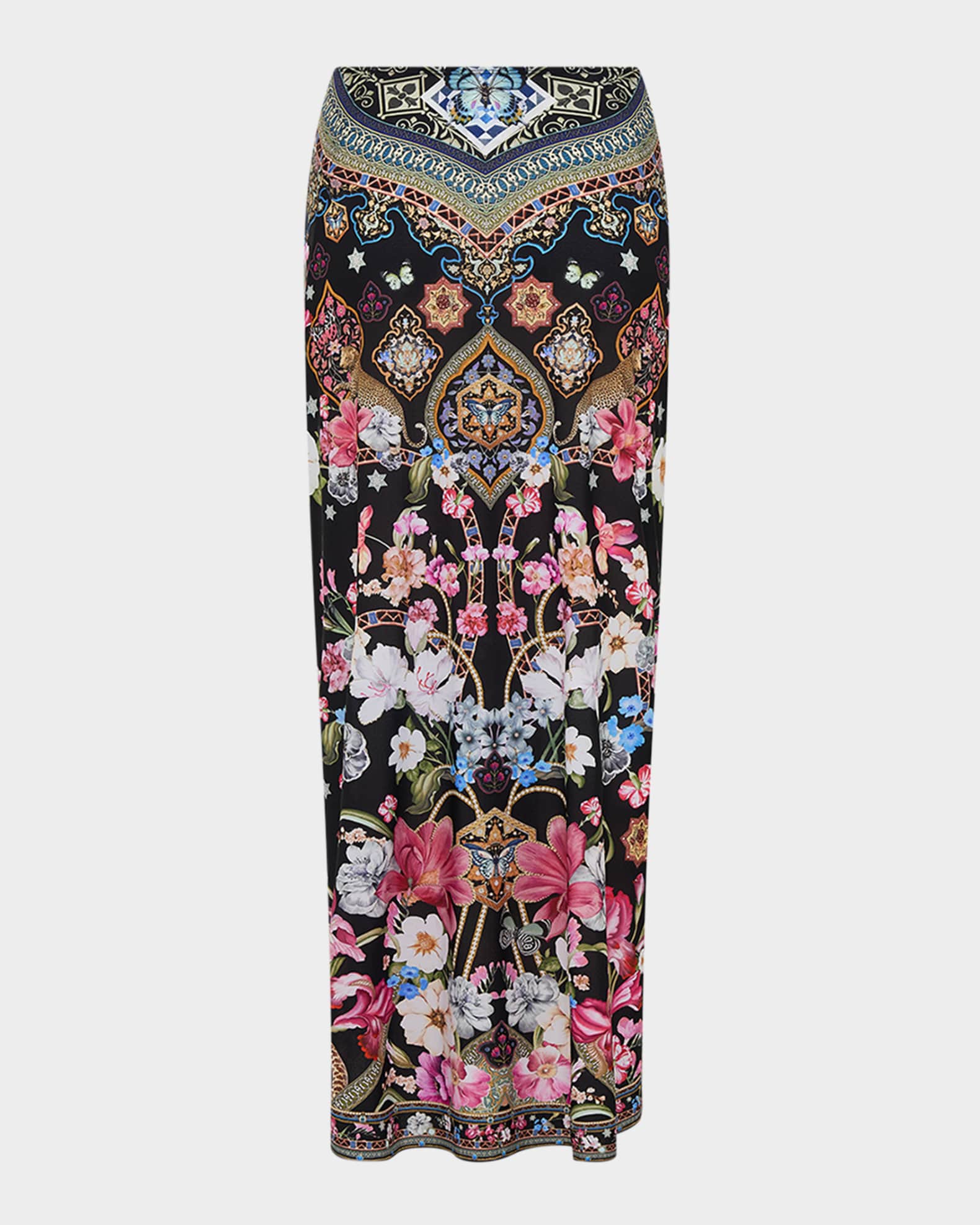 Midnight in Monserrate Layered Long Sarong Coverup 1