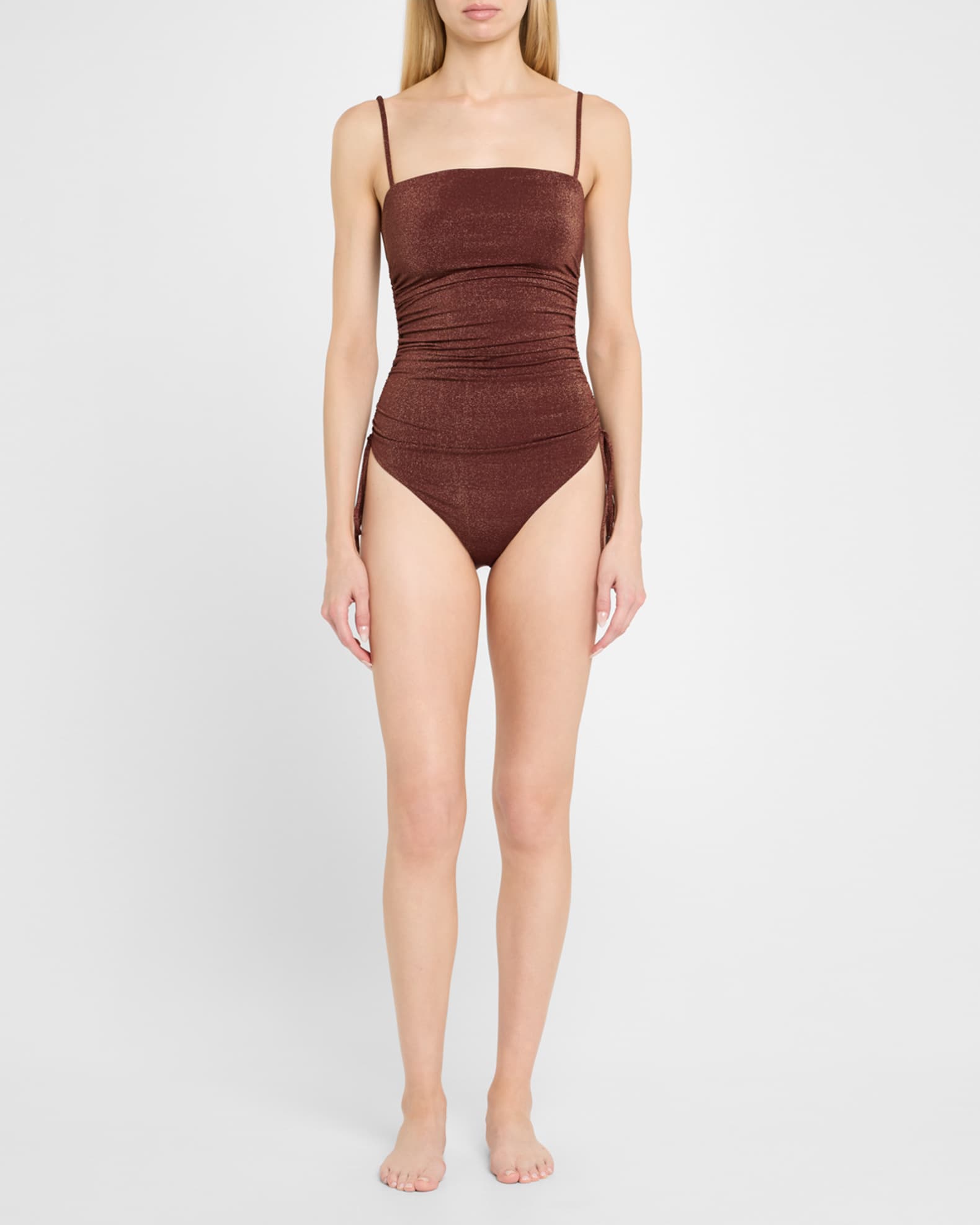 Allegra Ruched One-Piece Swimsuit 1