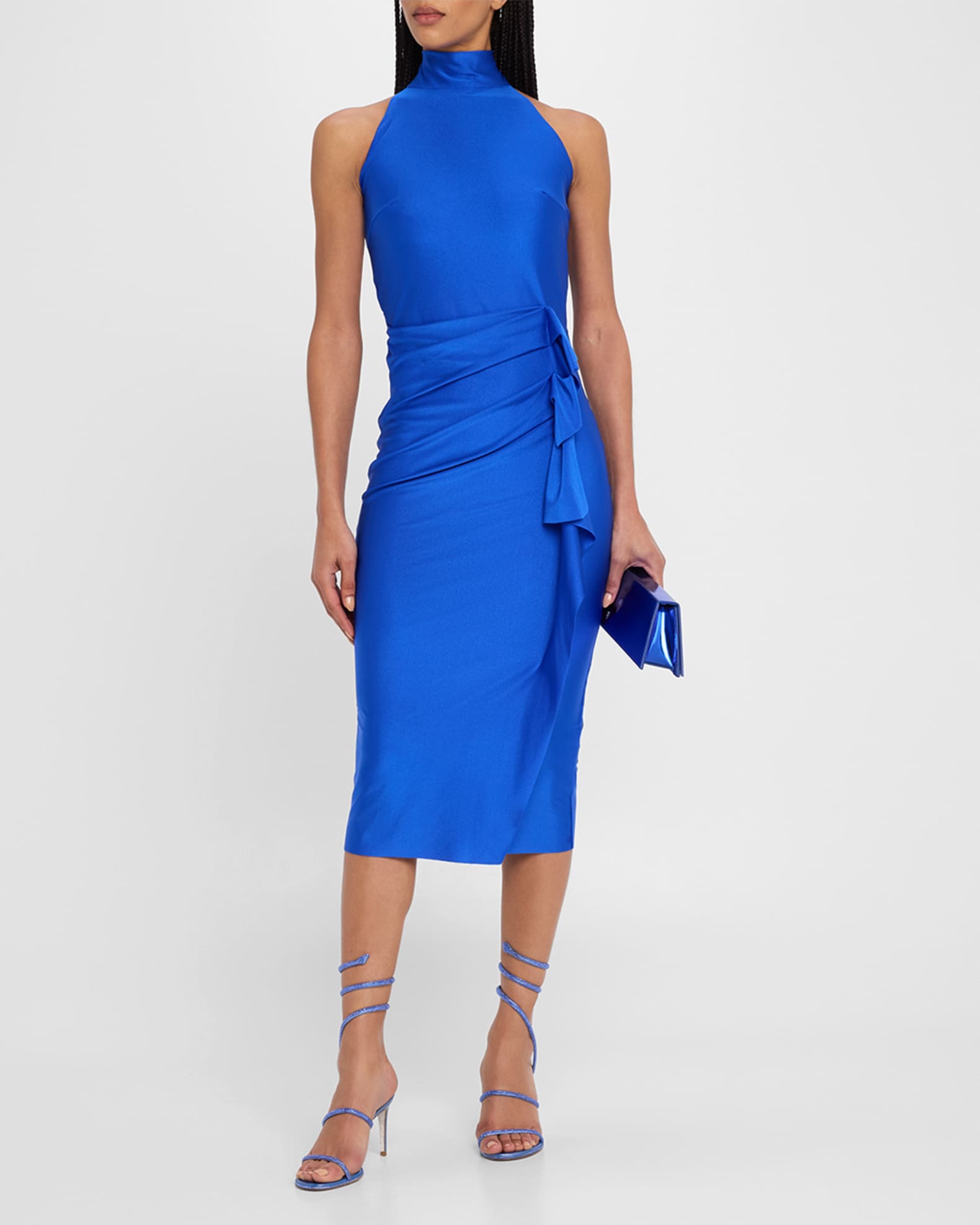Gudrum Java Draped Jersey Midi Dress 1