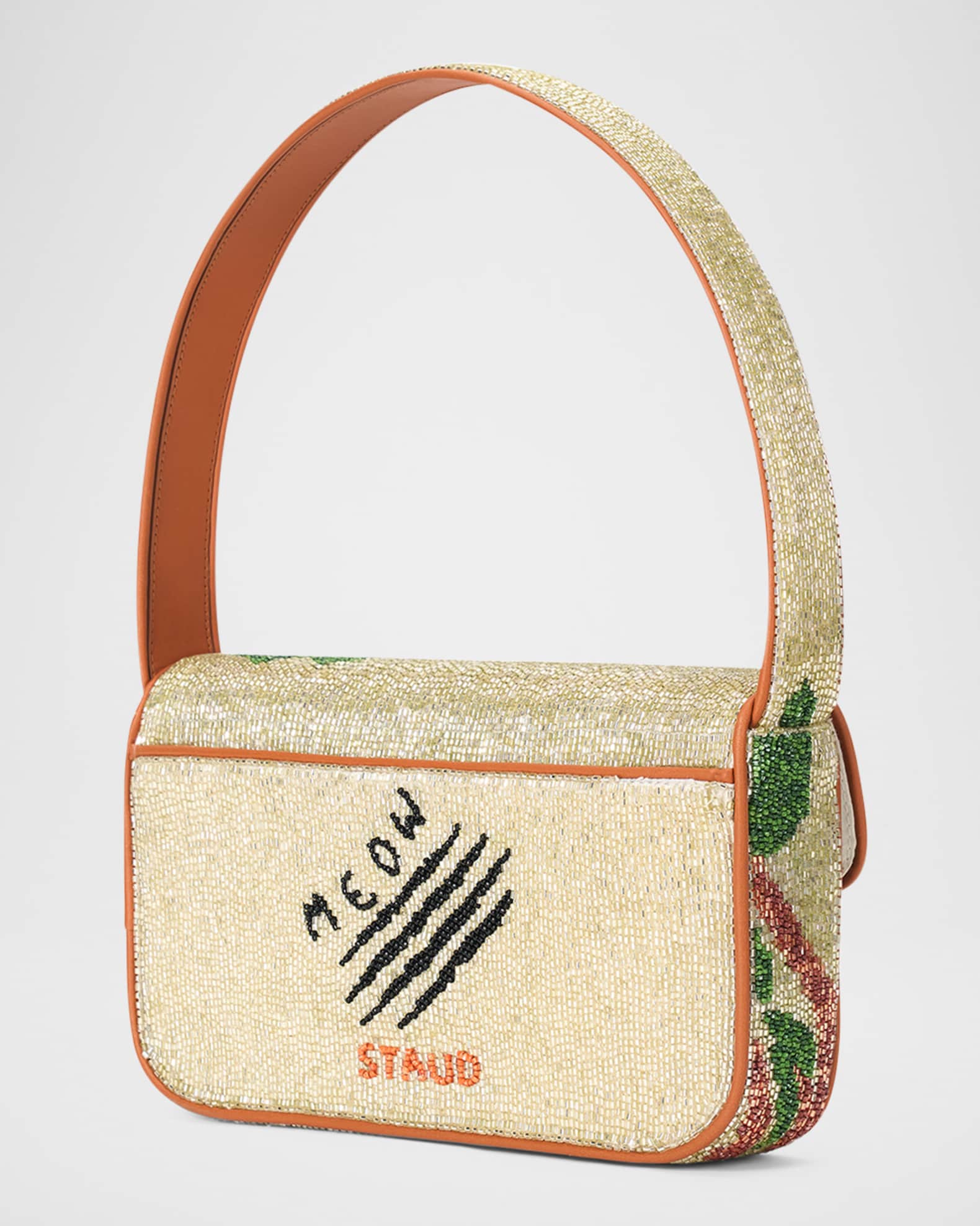 Tommy Beaded Flap Shoulder Bag 1