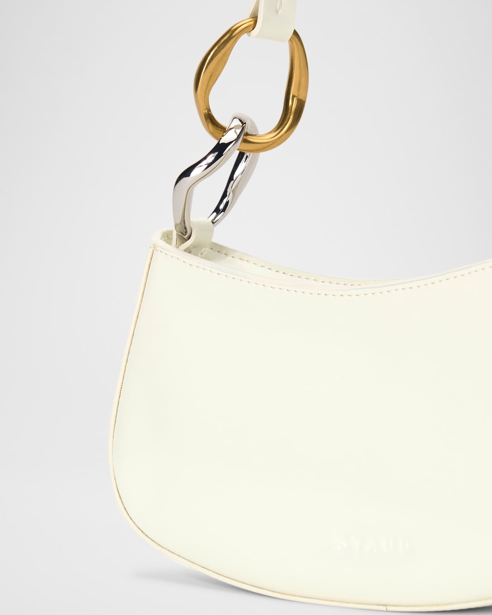 Ollie Chain-Link Leather Shoulder Bag