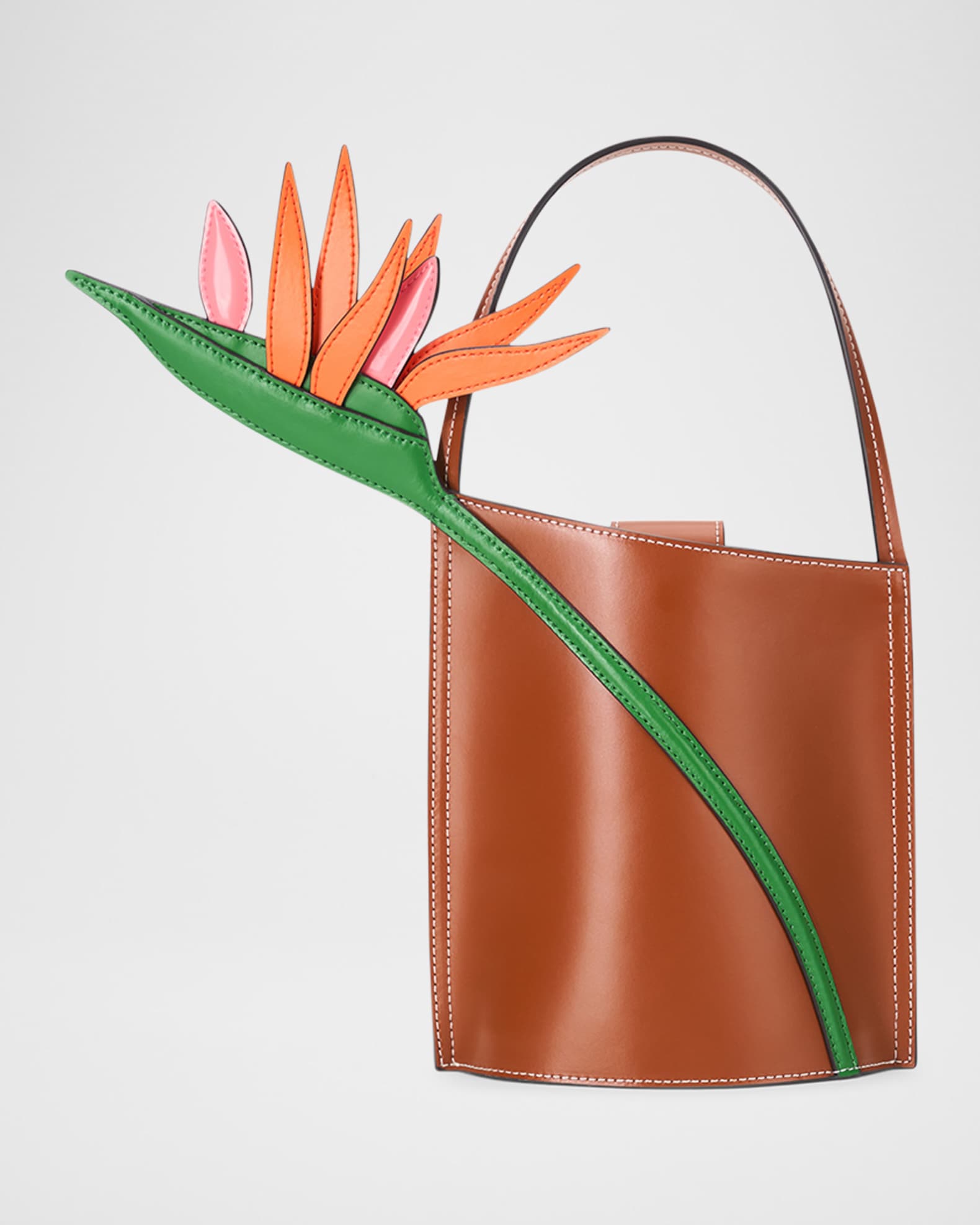 The Bird of Paradise Flower Bucket Bag 0
